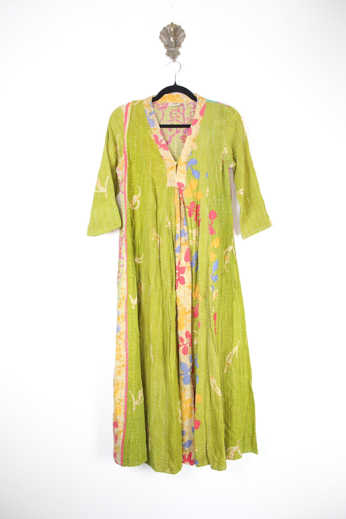 Selene Kantha Dress XS (18461) SeleneDressXSRenewBohemian184611 Renew Bohemian Pty Ltd