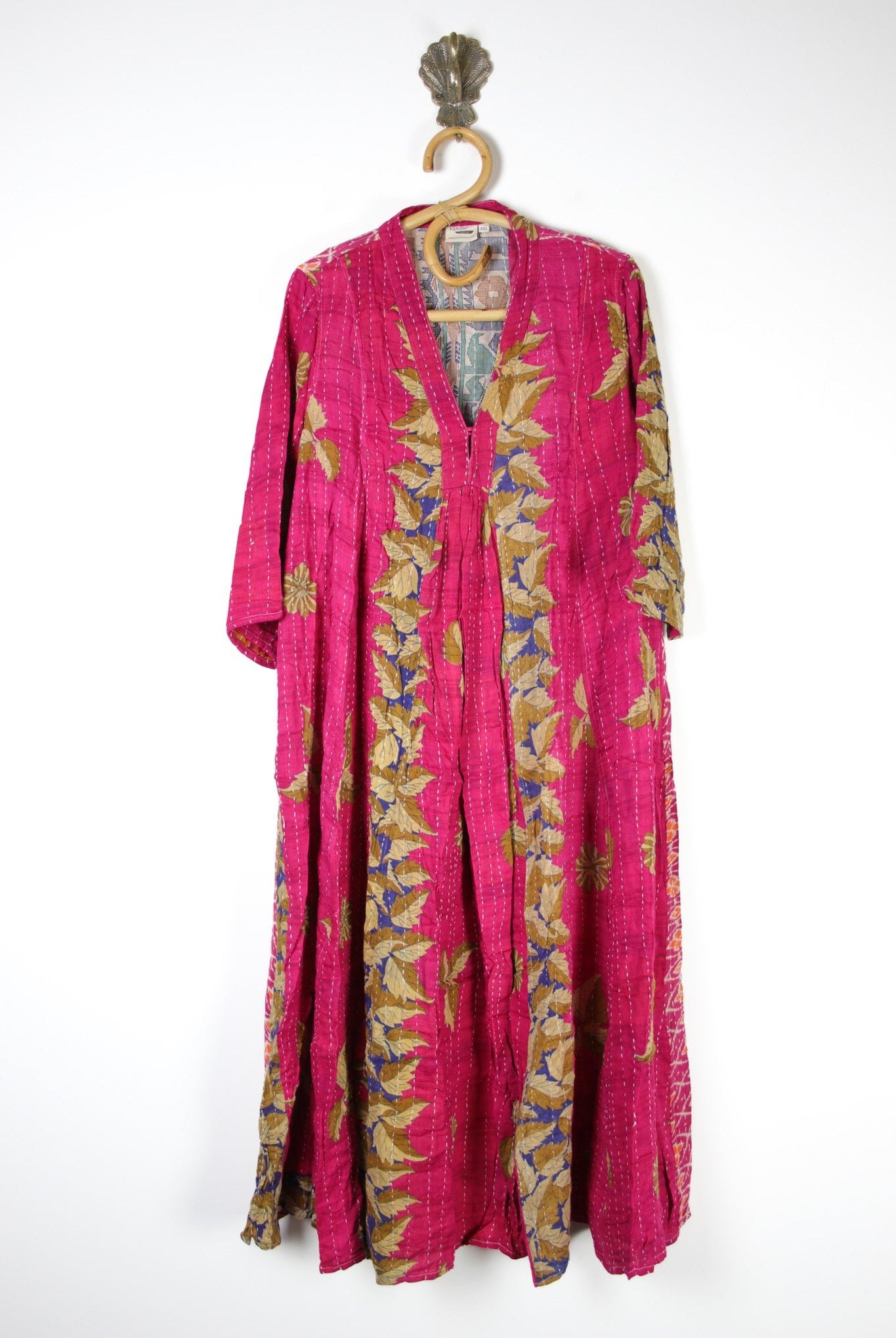 Selene Kantha Dress 2XL (14844) SeleneKanthaDress2XLRenewVintage148441 Renew Bohemian Pty Ltd