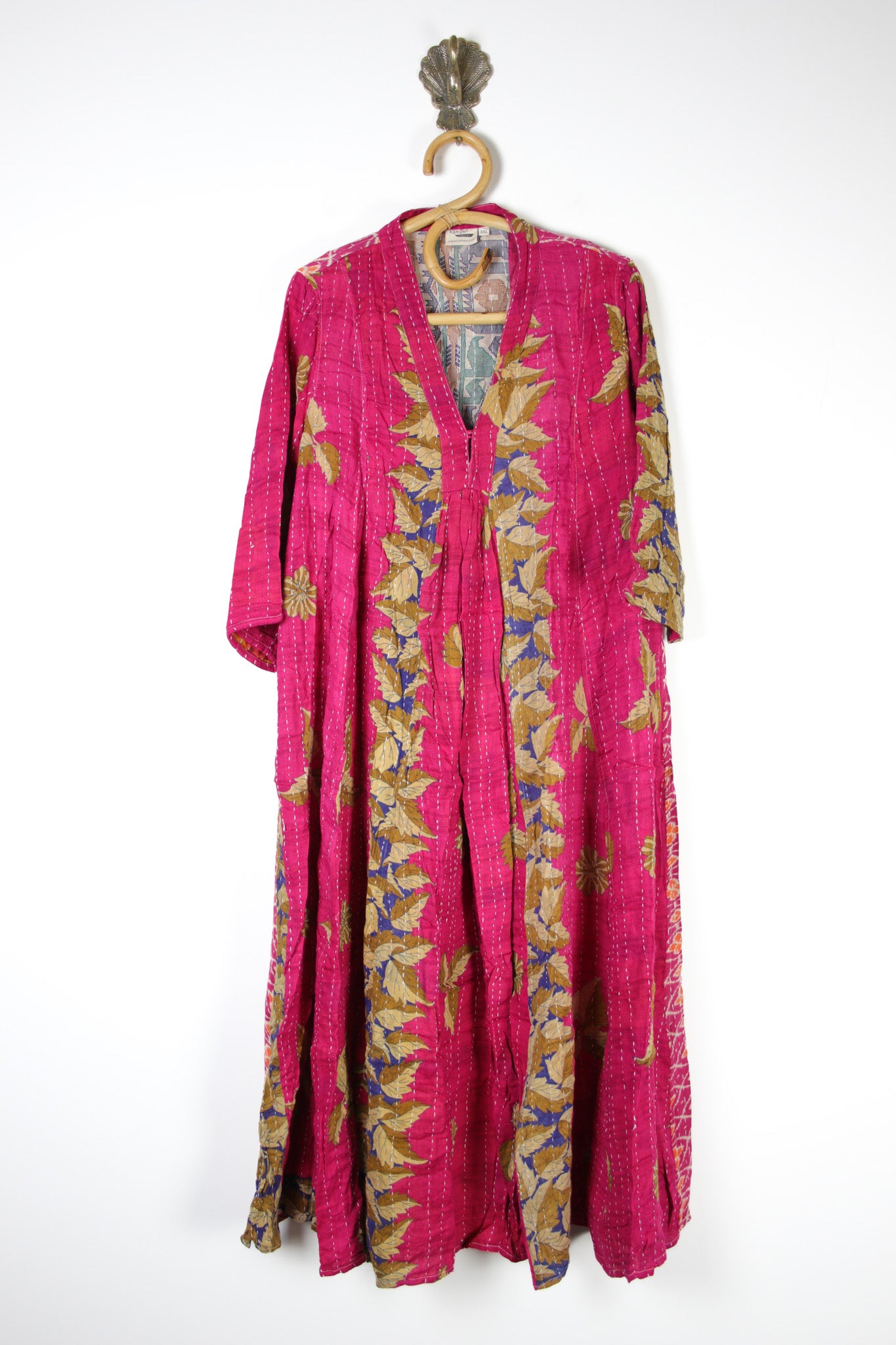 Selene Kantha Dress 2XL (14844) SeleneKanthaDress2XLRenewVintage148441 Renew Bohemian Pty Ltd