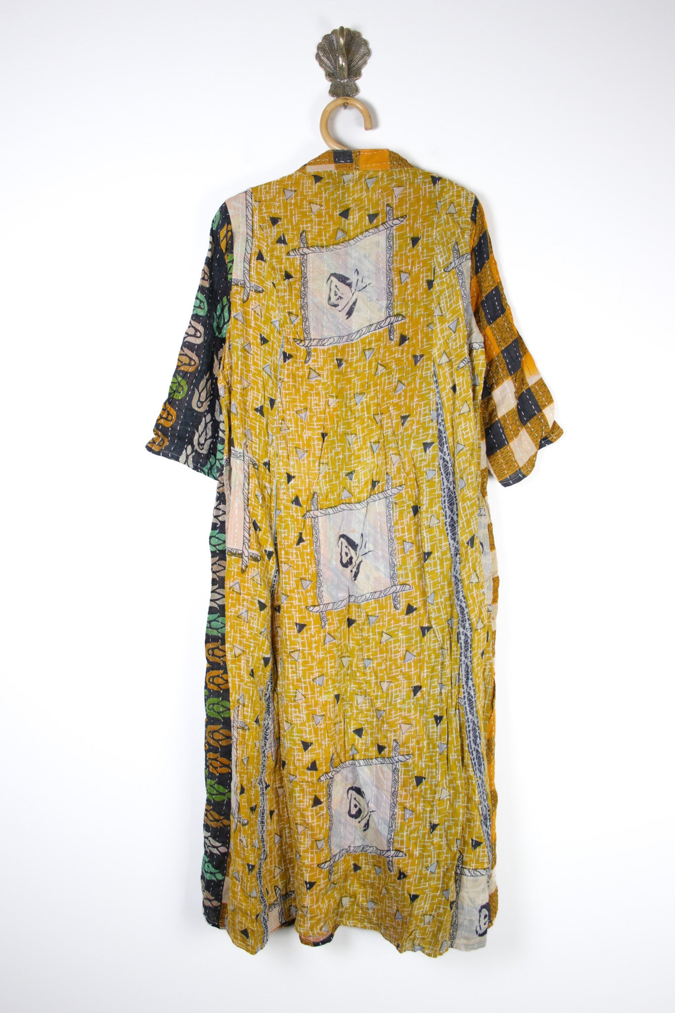 Selene Kantha Dress 2XL (14853) SeleneKanthaDress2XLRenewVintage148532 Renew Bohemian Pty Ltd