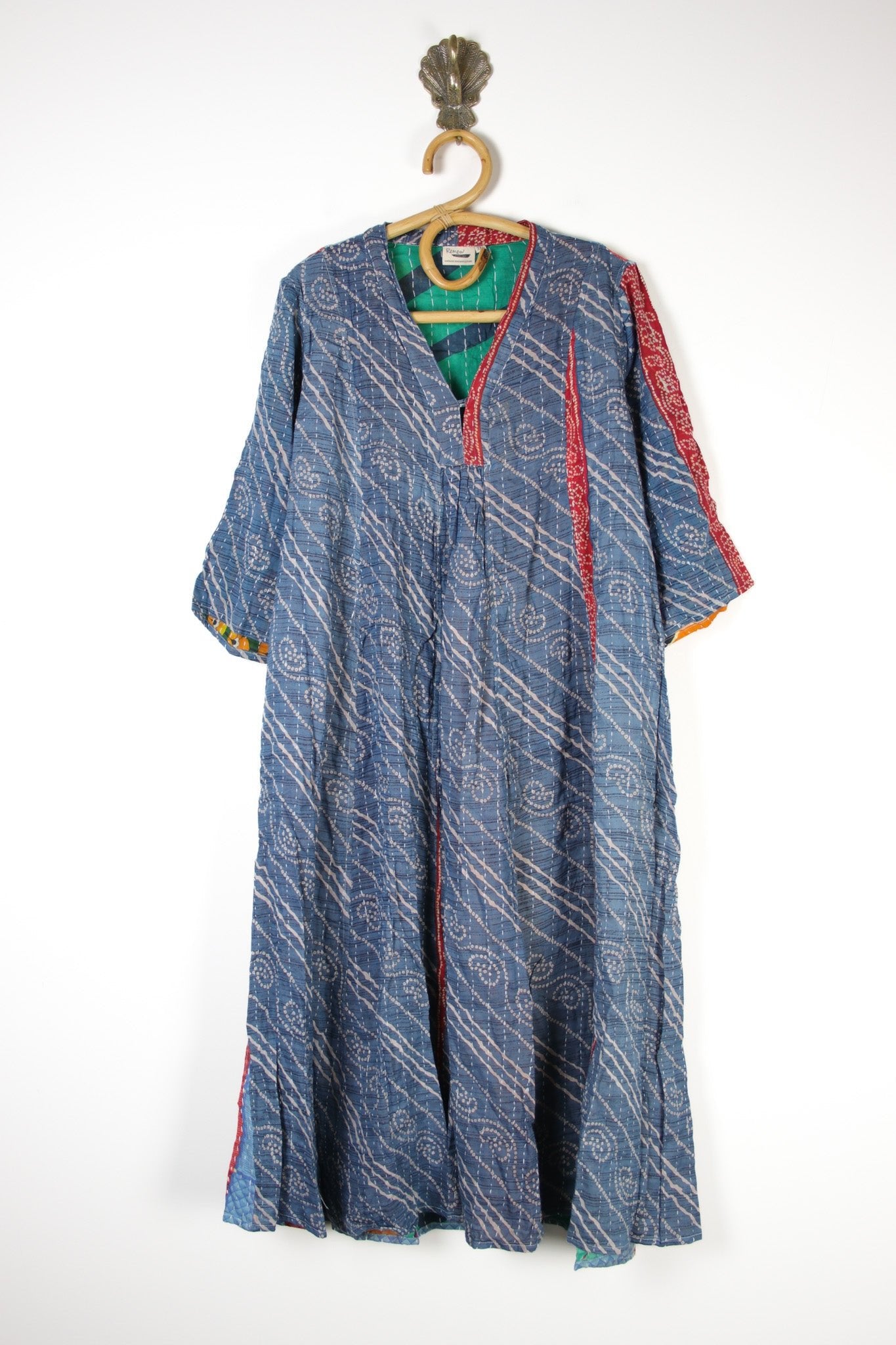Selene Kantha Dress 3XL (14867) SeleneKanthaDress3XLRenewVintage148671 Renew Bohemian Pty Ltd