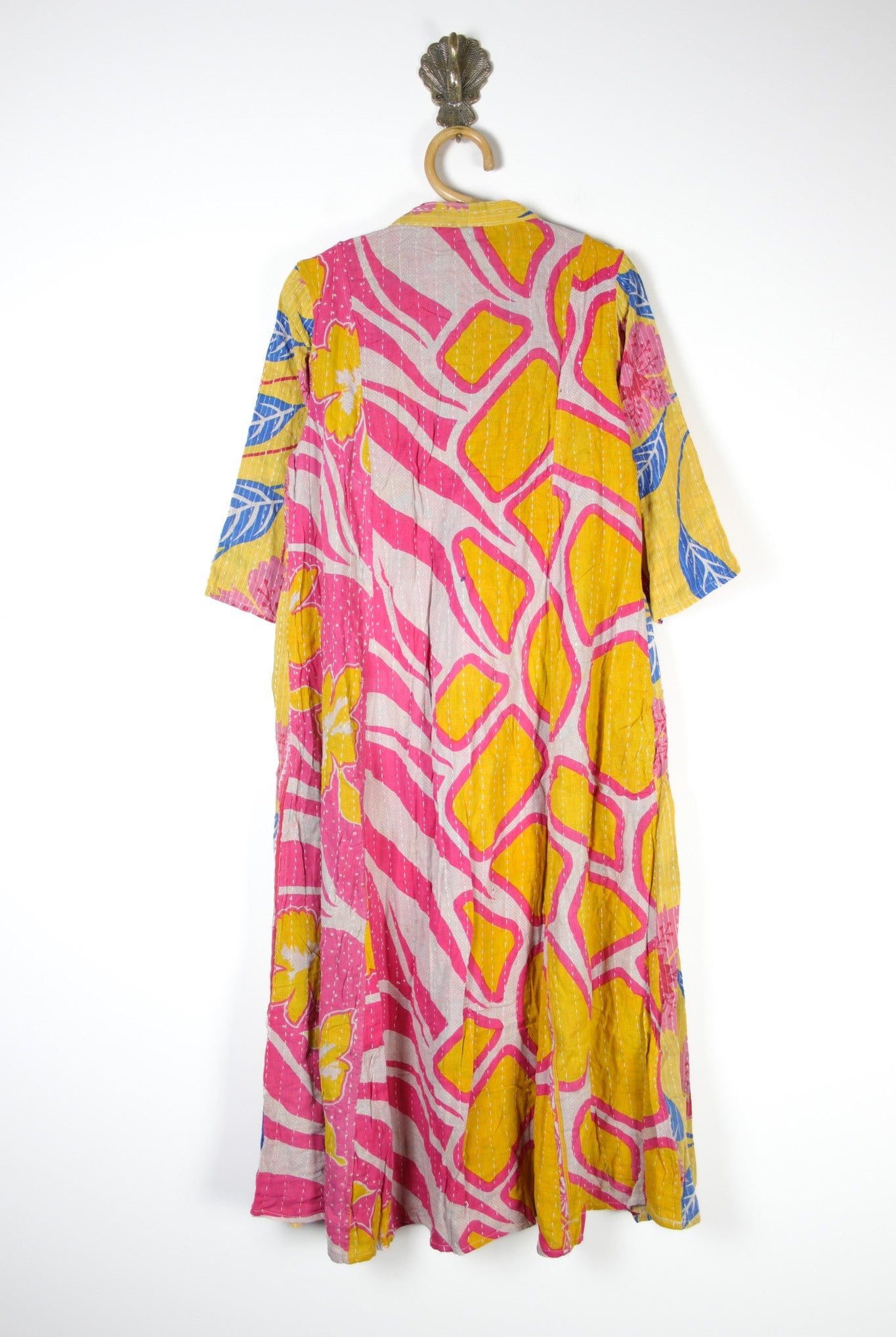Selene Kantha Dress L (14823) SeleneKanthaDressLRenewVintage148232 Renew Bohemian Pty Ltd