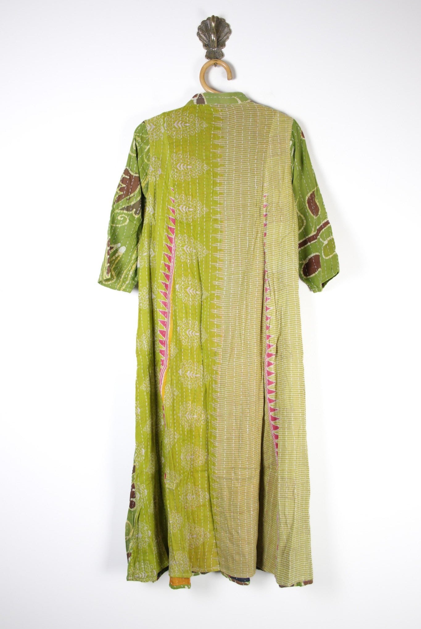 Selene Kantha Dress L (14839) SeleneKanthaDressLRenewVintage148392 Renew Bohemian Pty Ltd
