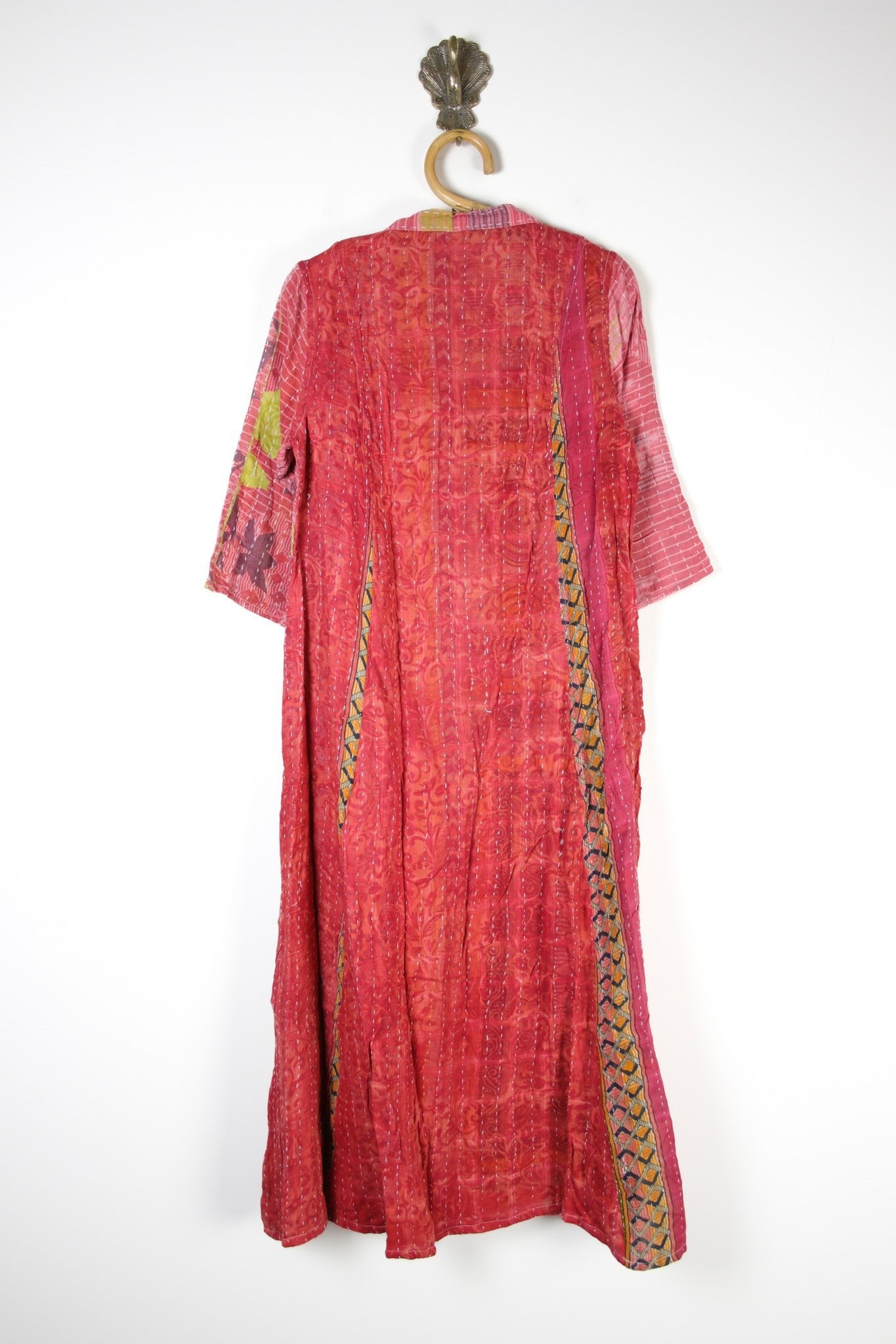 Selene Kantha Dress M (14811) SeleneKanthaDressMRenewVintage148112 Renew Bohemian Pty Ltd