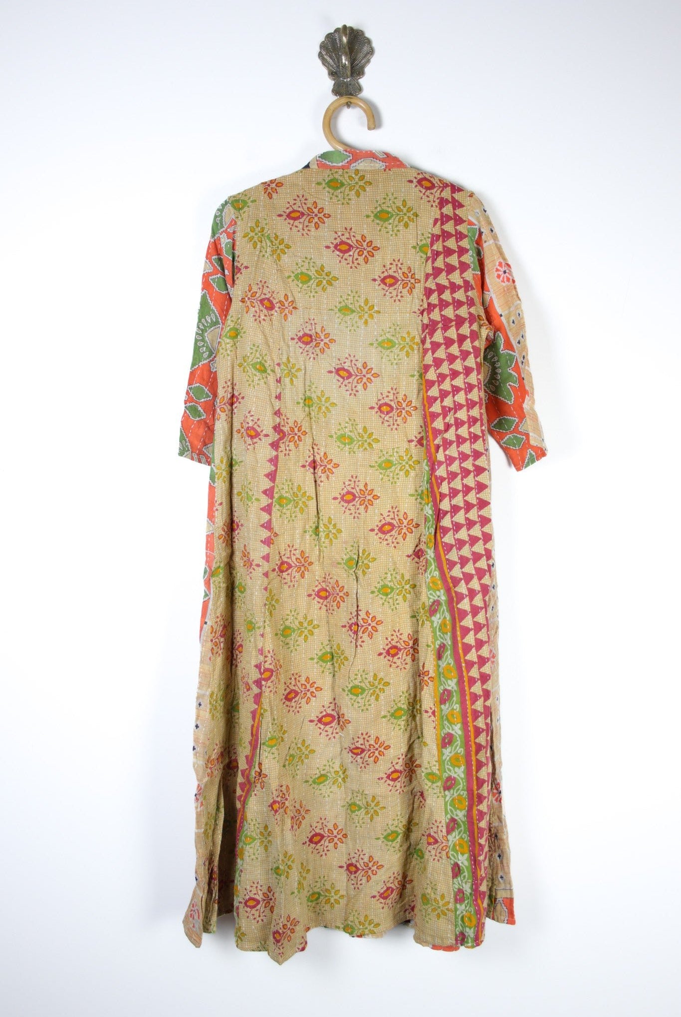 Selene Kantha Dress M (14812) SeleneKanthaDressMRenewVintage148122 Renew Bohemian Pty Ltd