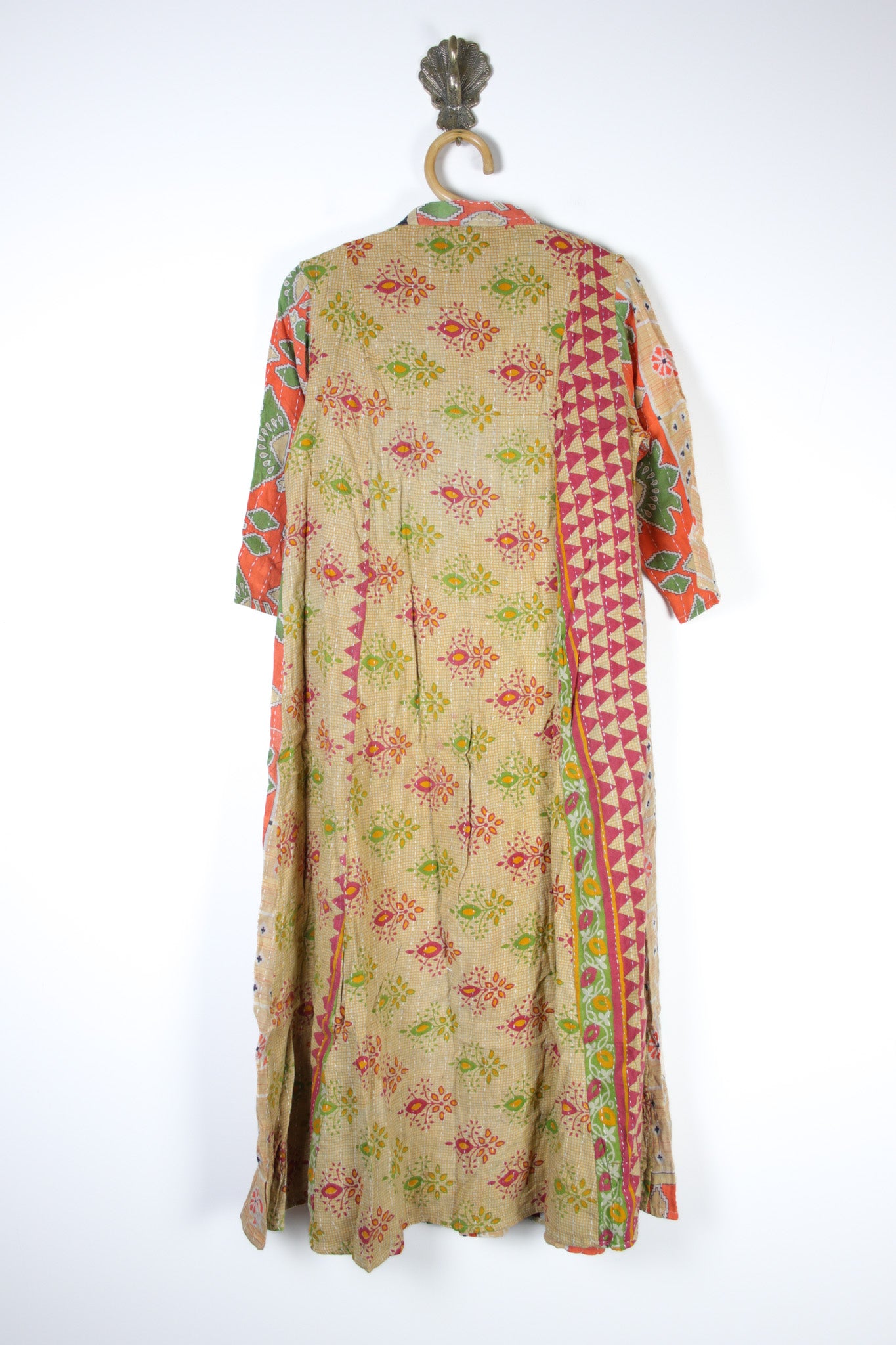 Selene Kantha Dress M (14812) SeleneKanthaDressMRenewVintage148122 Renew Bohemian Pty Ltd