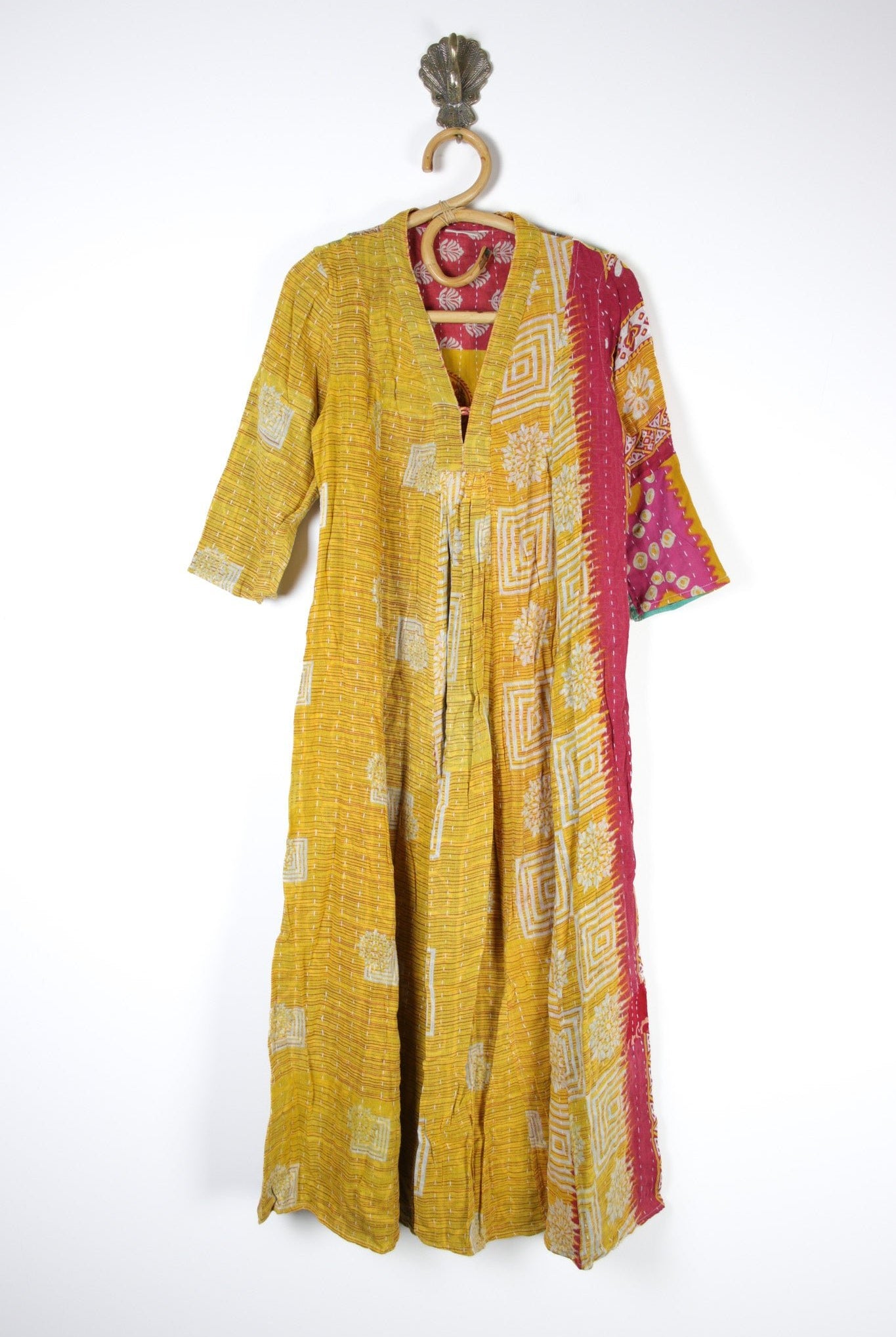 Selene Kantha Dress S (14793) SeleneKanthaDressSRenewVintage147931 Renew Bohemian Pty Ltd