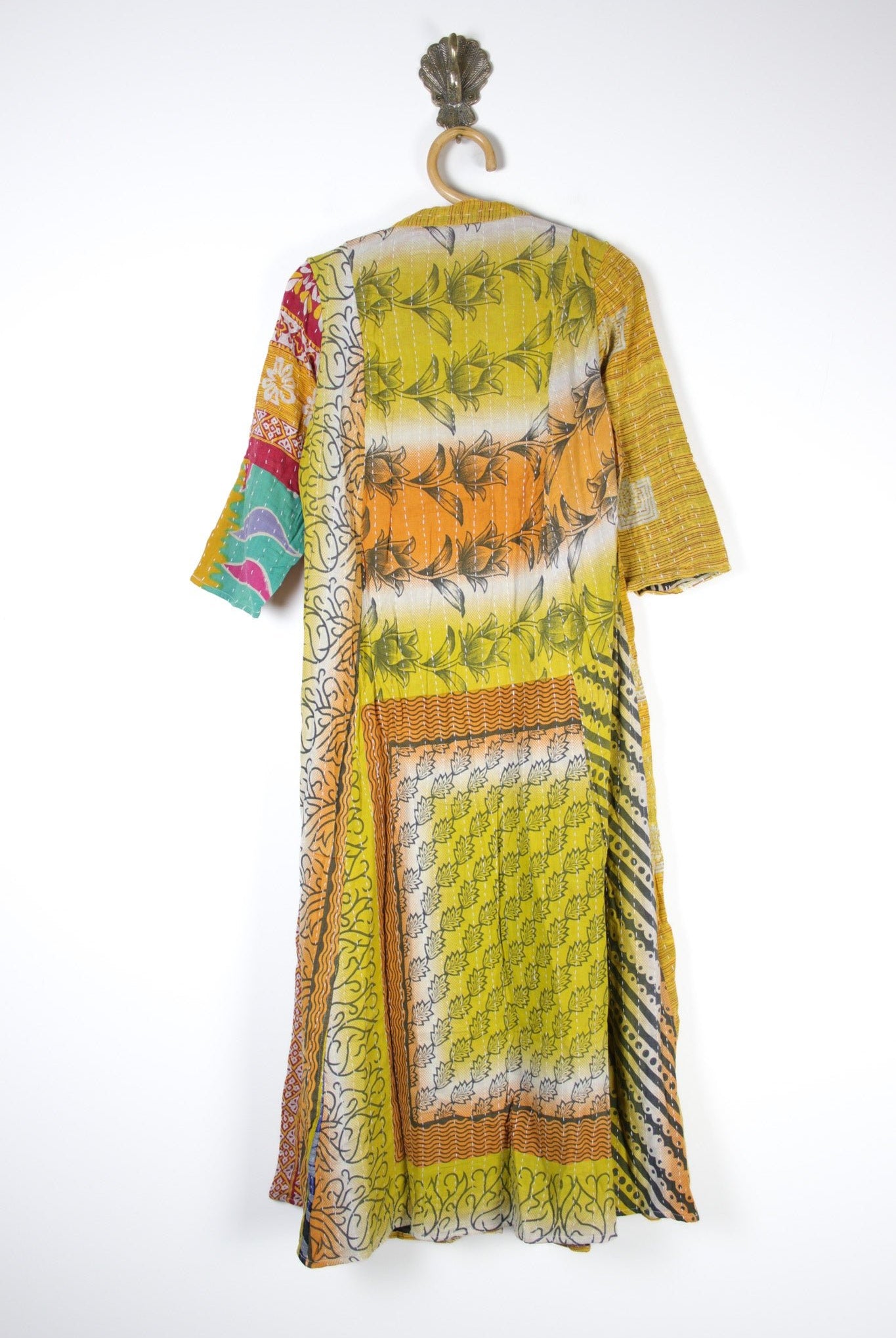 Selene Kantha Dress S (14793) SeleneKanthaDressSRenewVintage147932 Renew Bohemian Pty Ltd