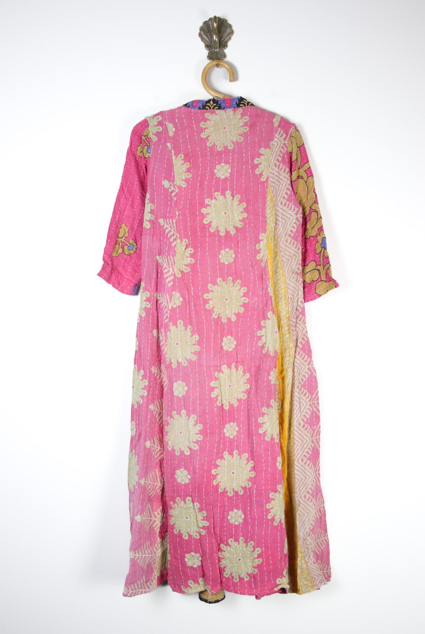 Selene Kantha Dress S (14795) SeleneKanthaDressSRenewVintage147952 Renew Bohemian Pty Ltd