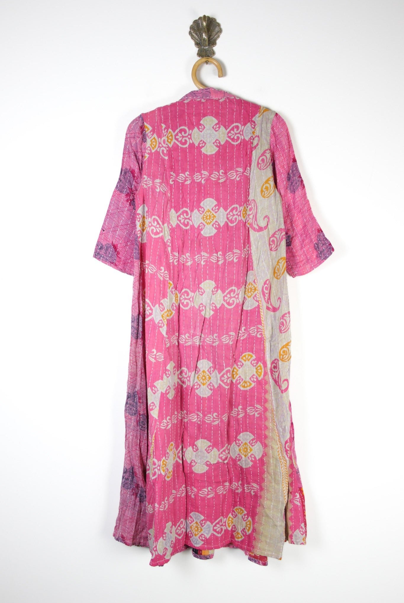 Selene Kantha Dress S (14801) SeleneKanthaDressSRenewVintage148012 Renew Bohemian Pty Ltd