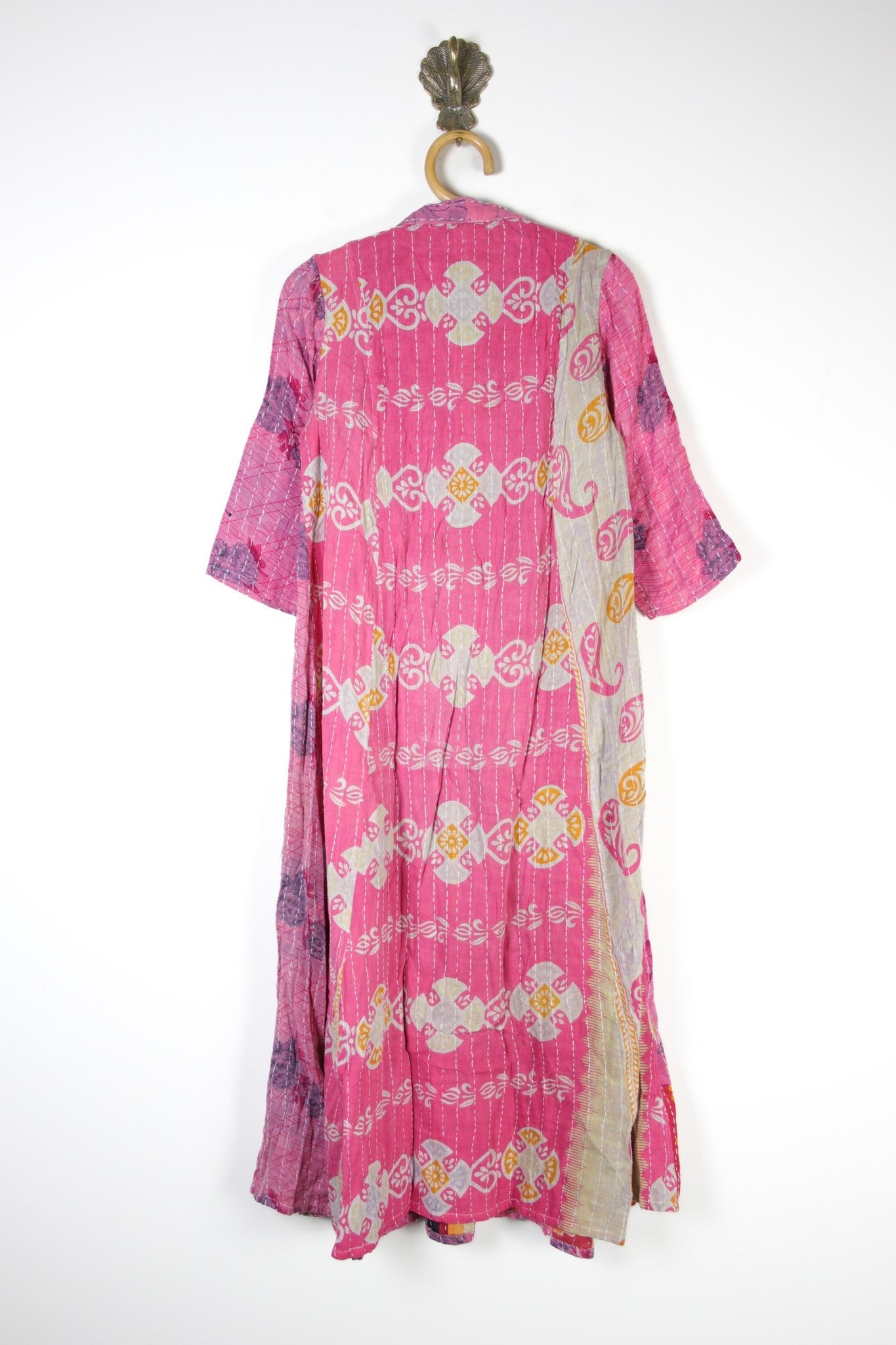 Selene Kantha Dress S (14801) SeleneKanthaDressSRenewVintage148012 Renew Bohemian Pty Ltd