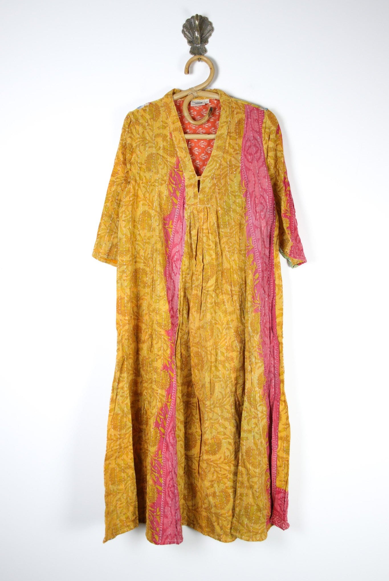 Selene Kantha Dress XL (14835) SeleneKanthaDressXLRenewVintage148351 Renew Bohemian Pty Ltd