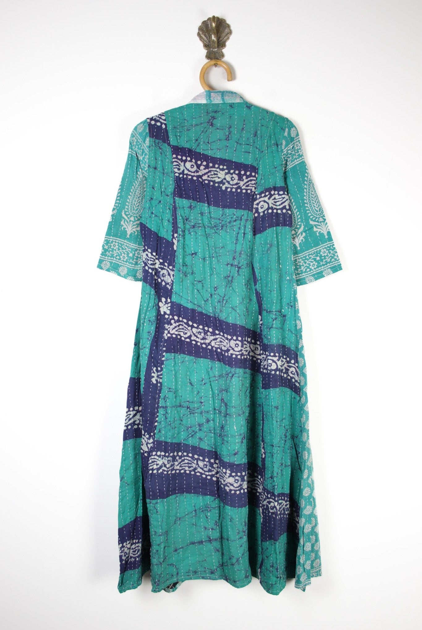 Selene Kantha Dress XS (14781) SeleneKanthaDressXSRenewVintage147812 Renew Bohemian Pty Ltd
