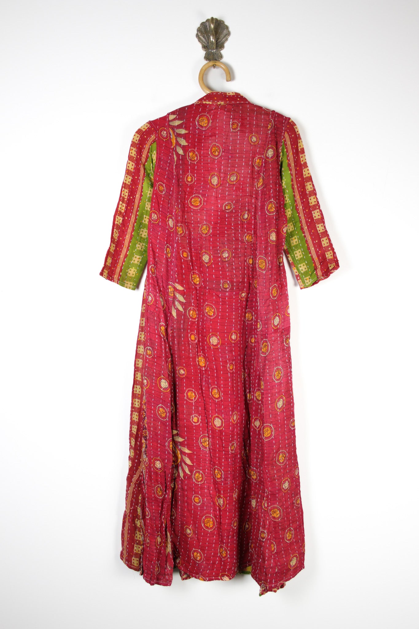 Selene Kantha Dress XS (14786) SeleneKanthaDressXSRenewVintage147863 Renew Bohemian Pty Ltd
