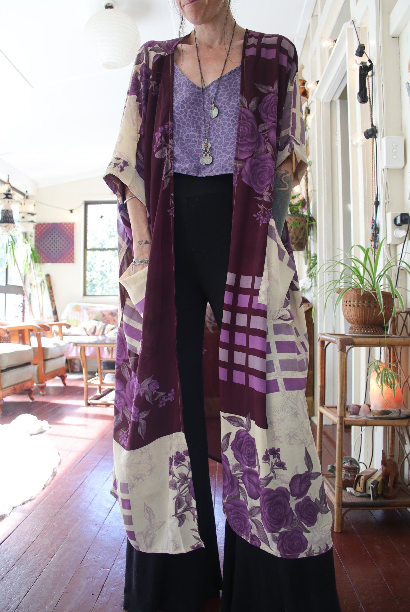 Wholesale Lot - Silk Flow Robe - 10qty SilkFlowRobeRenewVintage3190_338921ba-27d1-4d11-9224-267ecdf956d9 Renew Vintage
