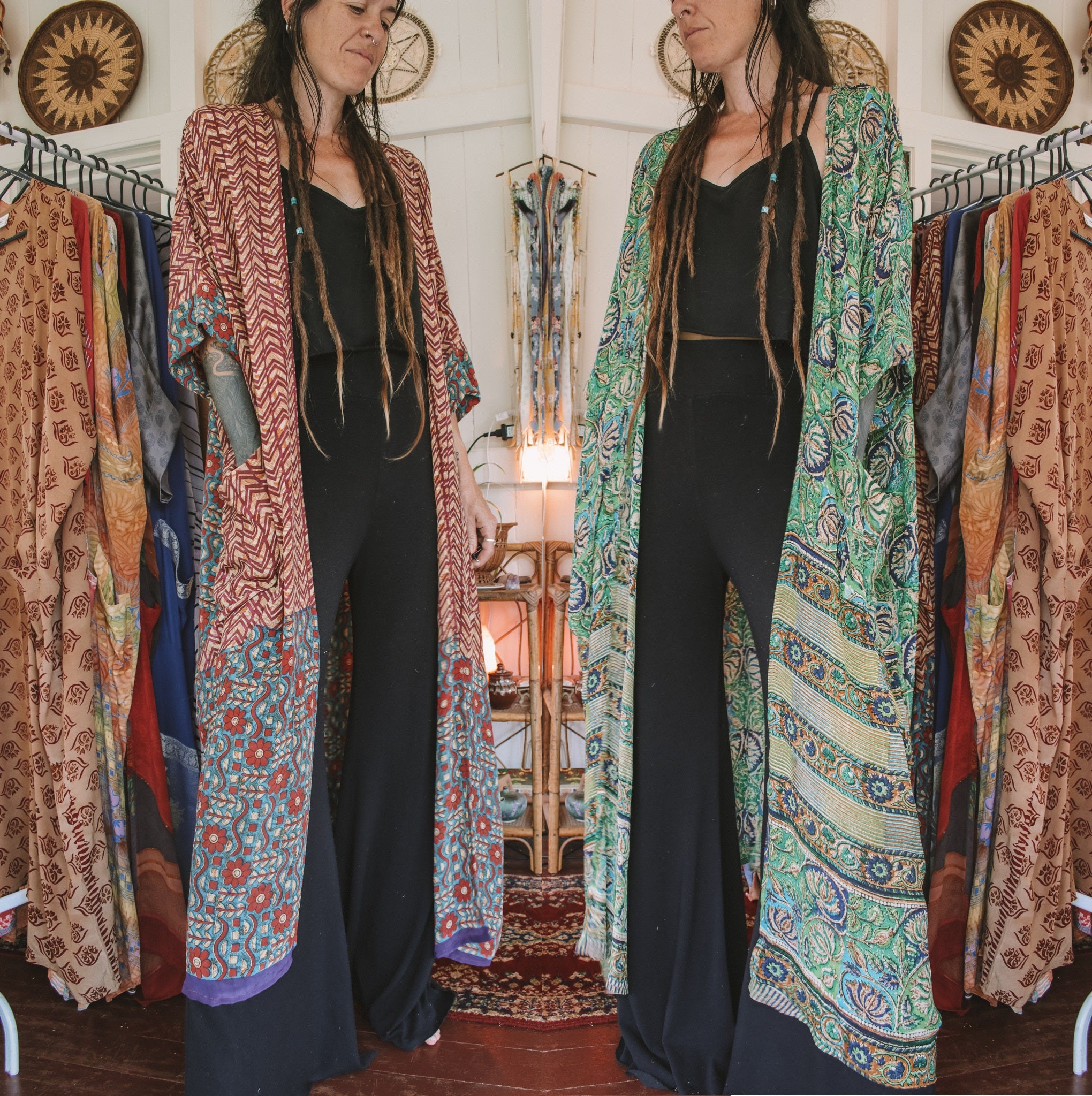 Wholesale Lot - Silk Flow Robe - 10qty SilkFlowRobeRenewVintage_1_ef6e97e9-e5cd-4a19-9144-5690c92a4473 Renew Vintage