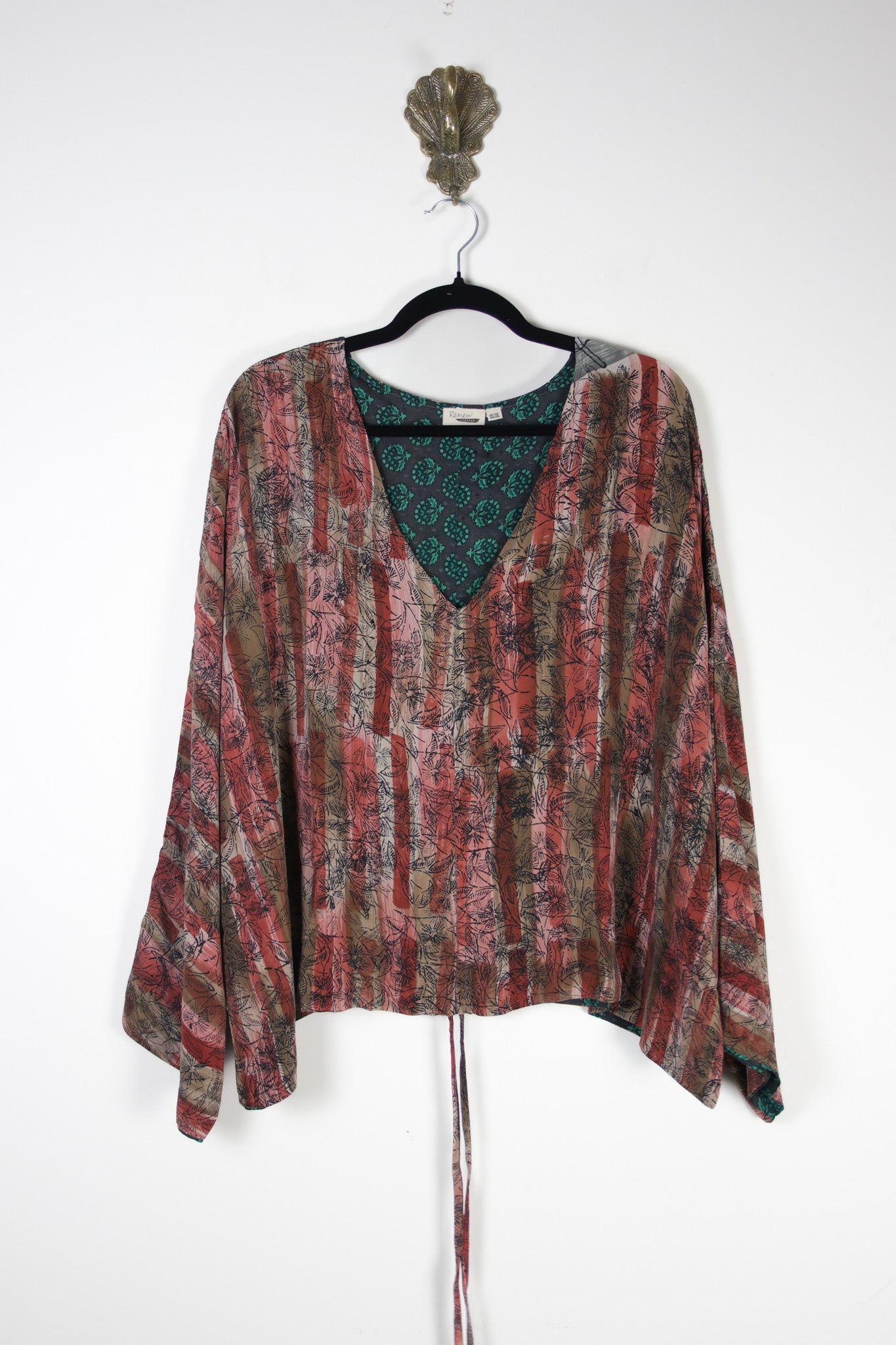 Jovie Silk Top 2XL (20283) SilkJovie2XLRenewBohemian202831 Renew Bohemian Pty Ltd