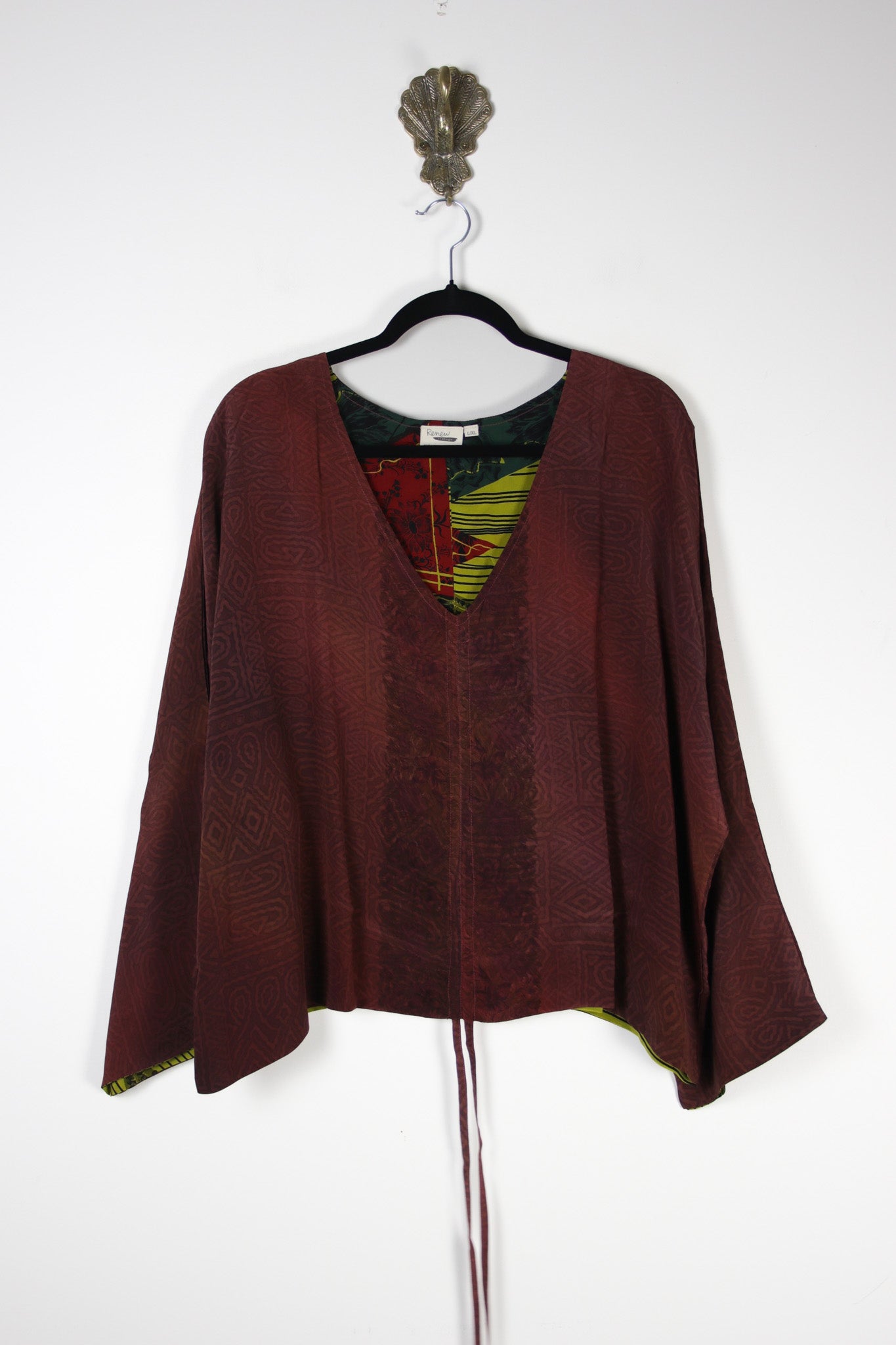Jovie Silk Top L/XL (20260) SilkJovieL_XLRenewBohemian202601 Renew Bohemian Pty Ltd