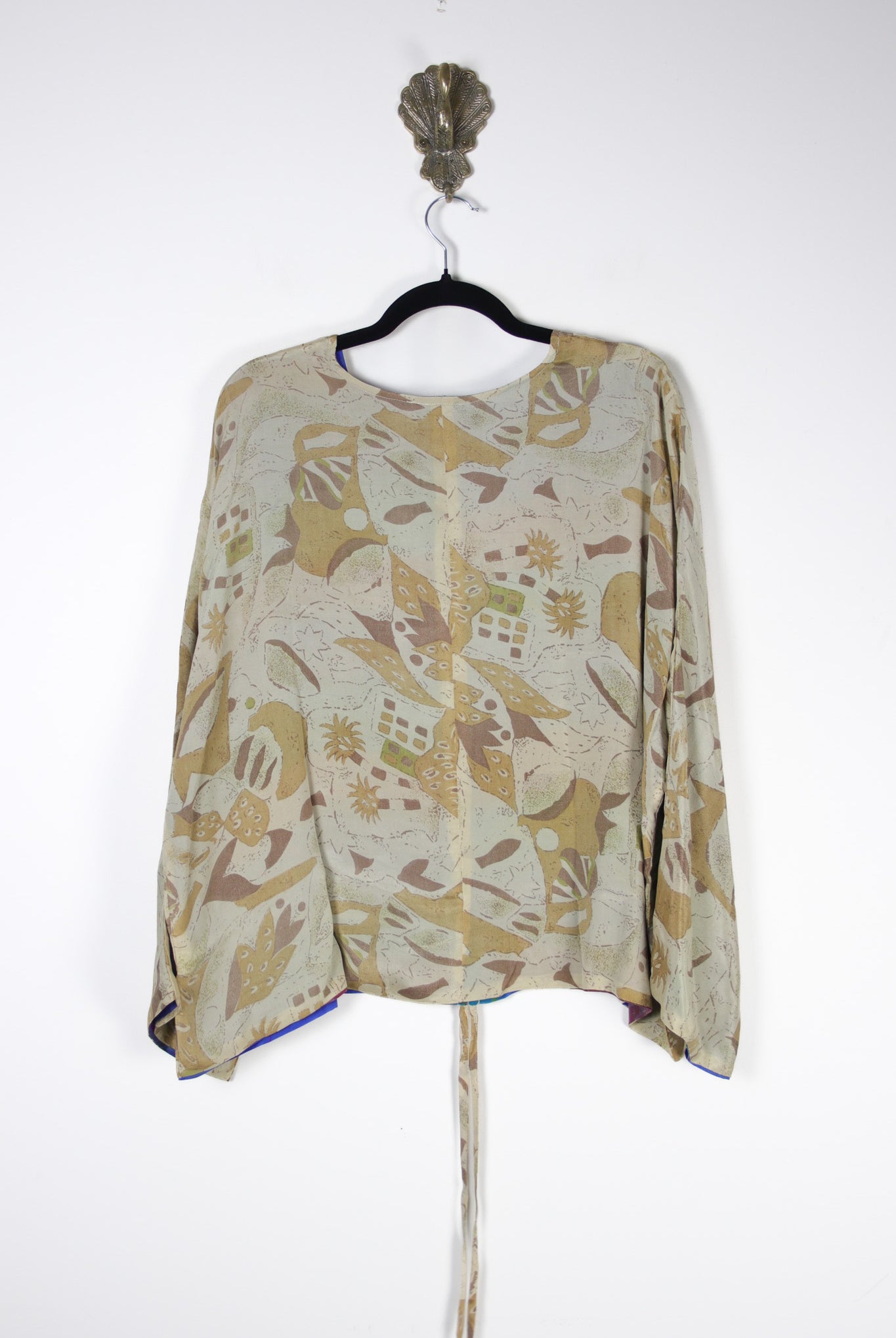 Jovie Silk Top S/M (20246) SilkJovieS_MRenewBohemian202461 Renew Bohemian Pty Ltd