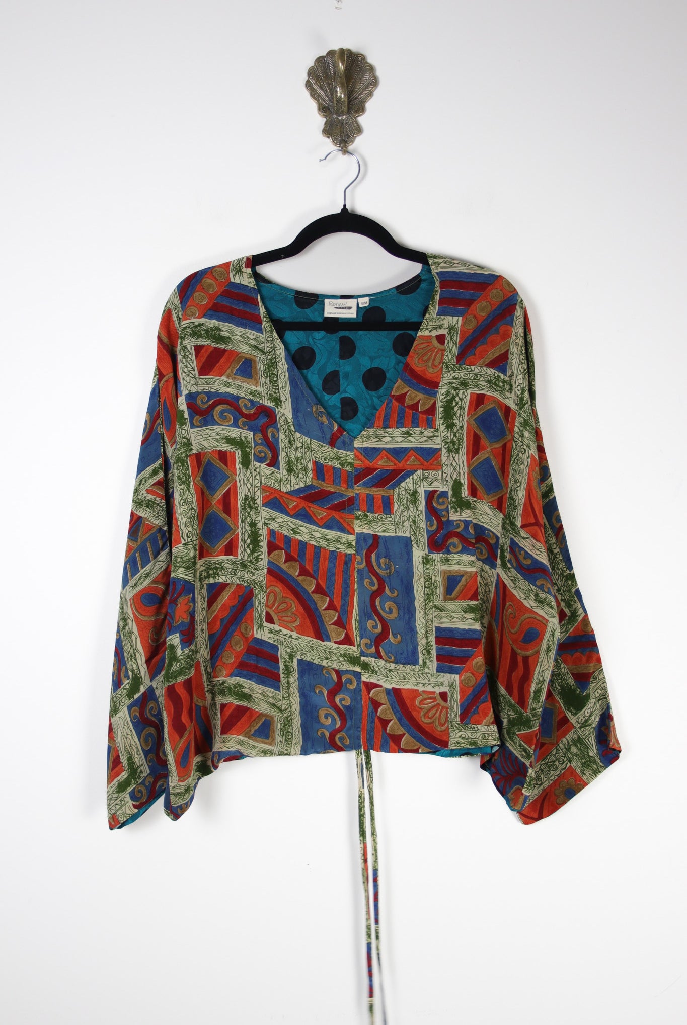 Jovie Silk Top S/M (20247) SilkJovieS_MRenewBohemian202471 Renew Bohemian Pty Ltd