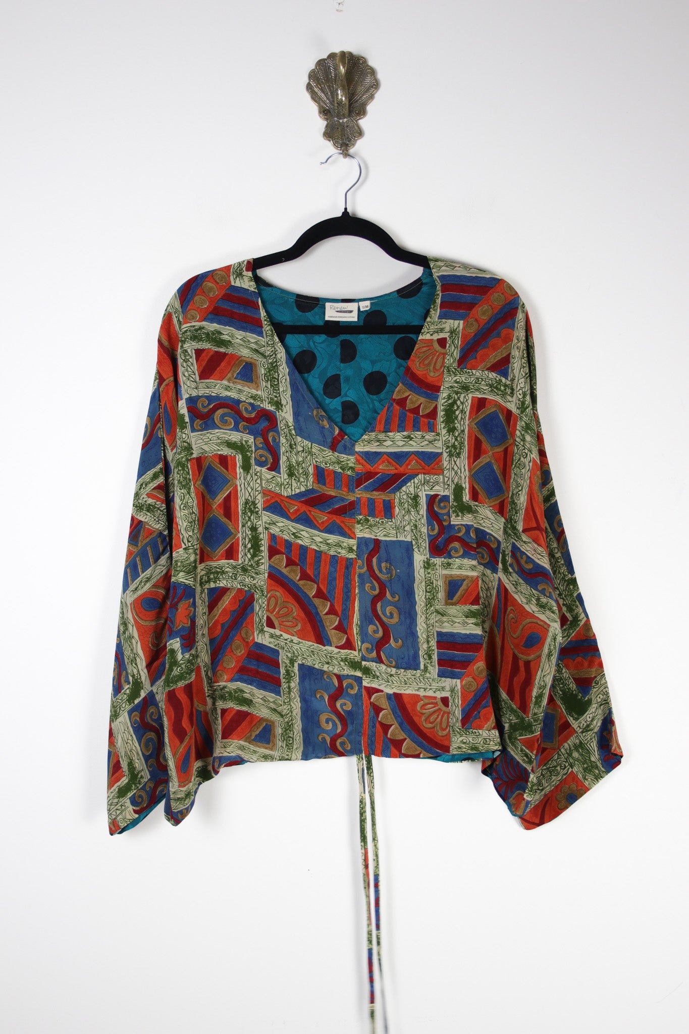 Jovie Silk Top S/M (20247) SilkJovieS_MRenewBohemian202471 Renew Bohemian Pty Ltd