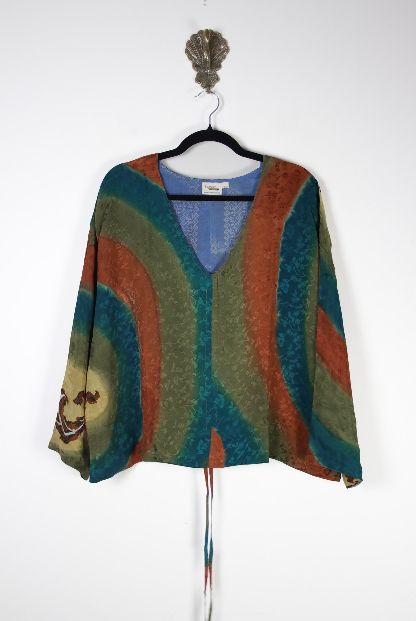 Jovie Silk Top S/M (20248) SilkJovieS_MRenewBohemian202481 Renew Bohemian Pty Ltd
