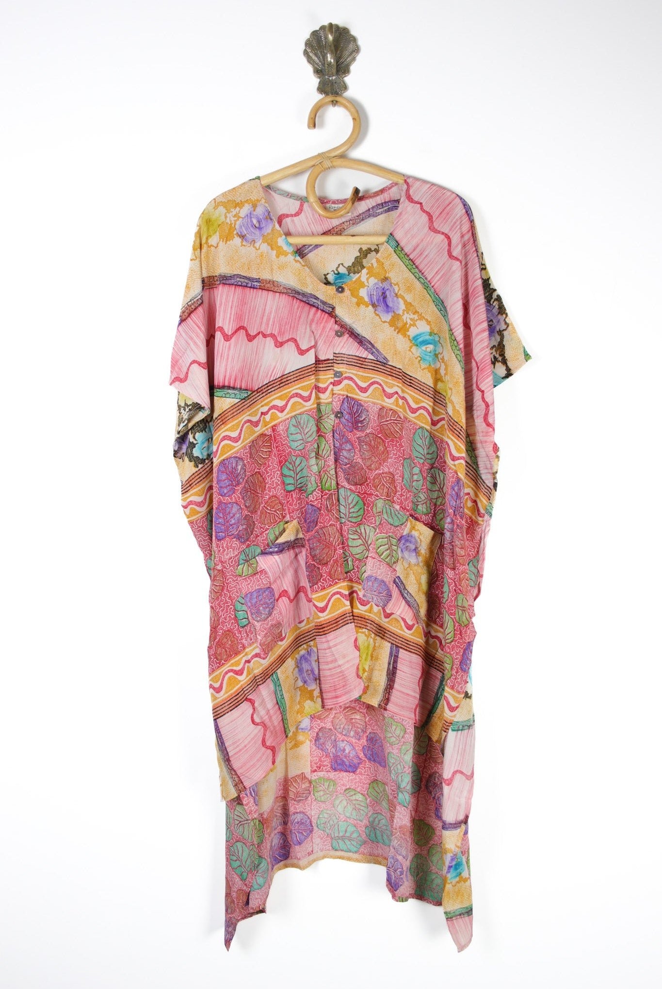 Mantra Silk Tunic (13004) SilkMantraRenewVintage130041 Renew Bohemian Pty Ltd
