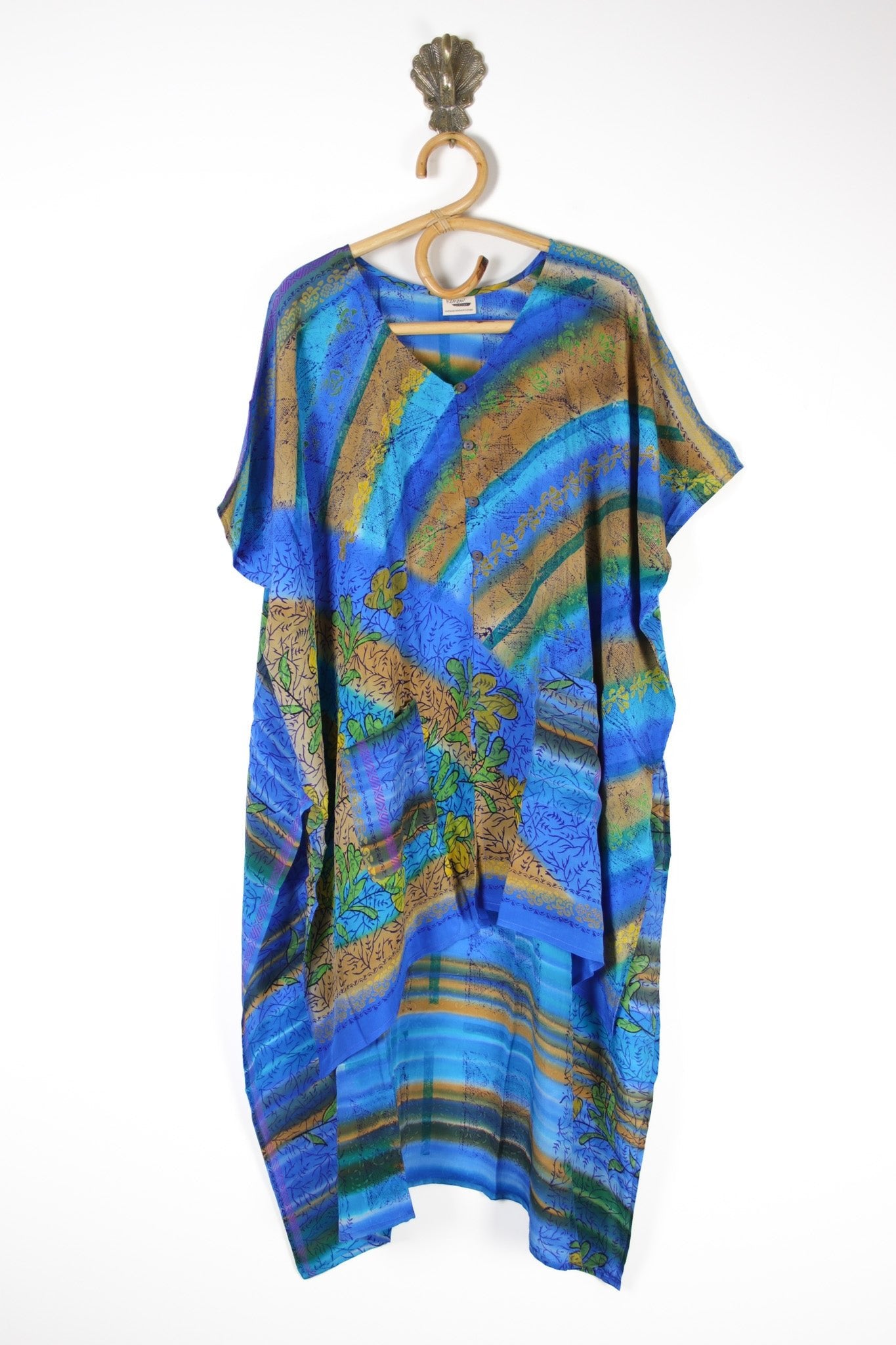Mantra Silk Tunic (13010) SilkMantraRenewVintage130101 Renew Bohemian Pty Ltd