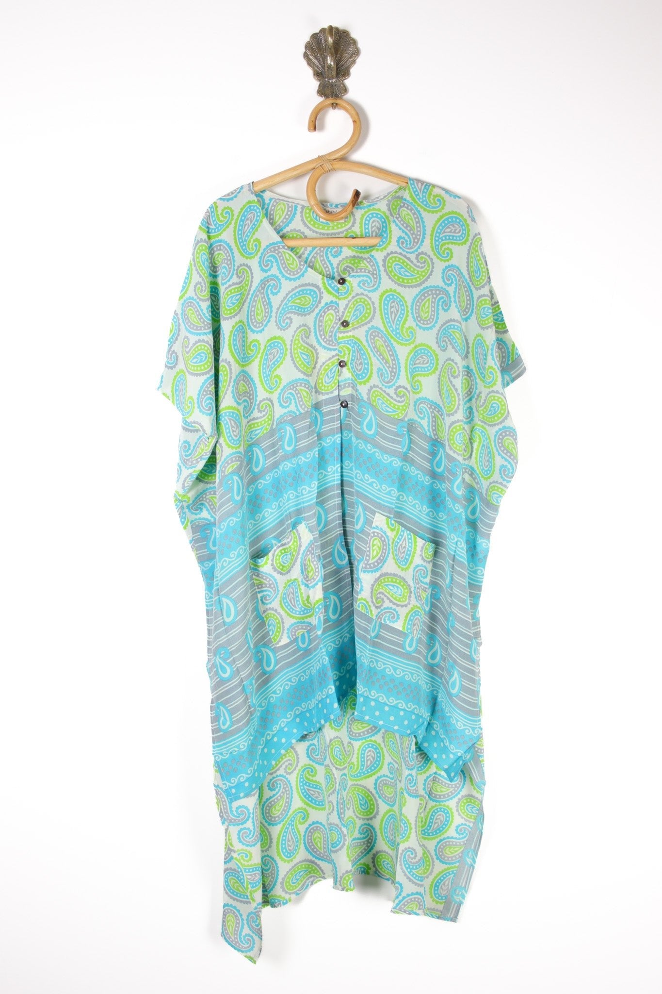 Mantra Silk Tunic (13016) SilkMantraRenewVintage130161 Renew Bohemian Pty Ltd