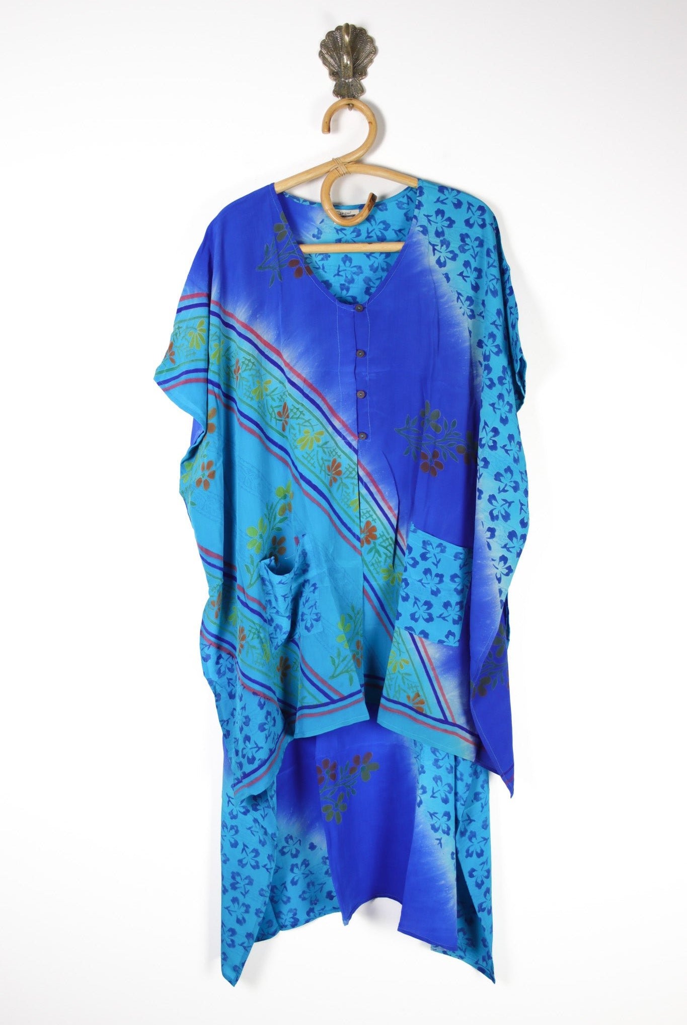 Mantra Silk Tunic (13021) SilkMantraRenewVintage130211 Renew Bohemian Pty Ltd