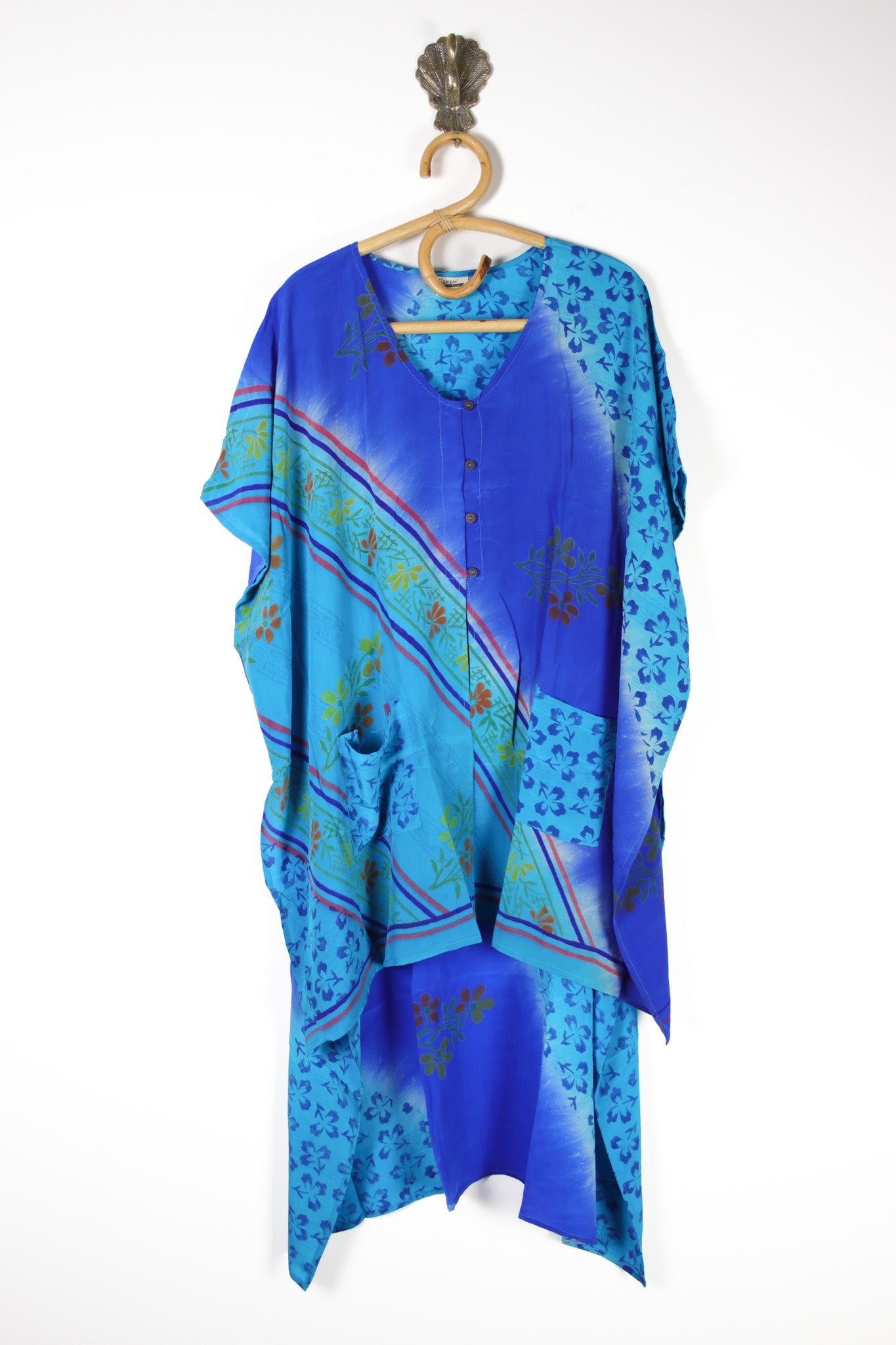 Mantra Silk Tunic (13021) SilkMantraRenewVintage130211 Renew Bohemian Pty Ltd