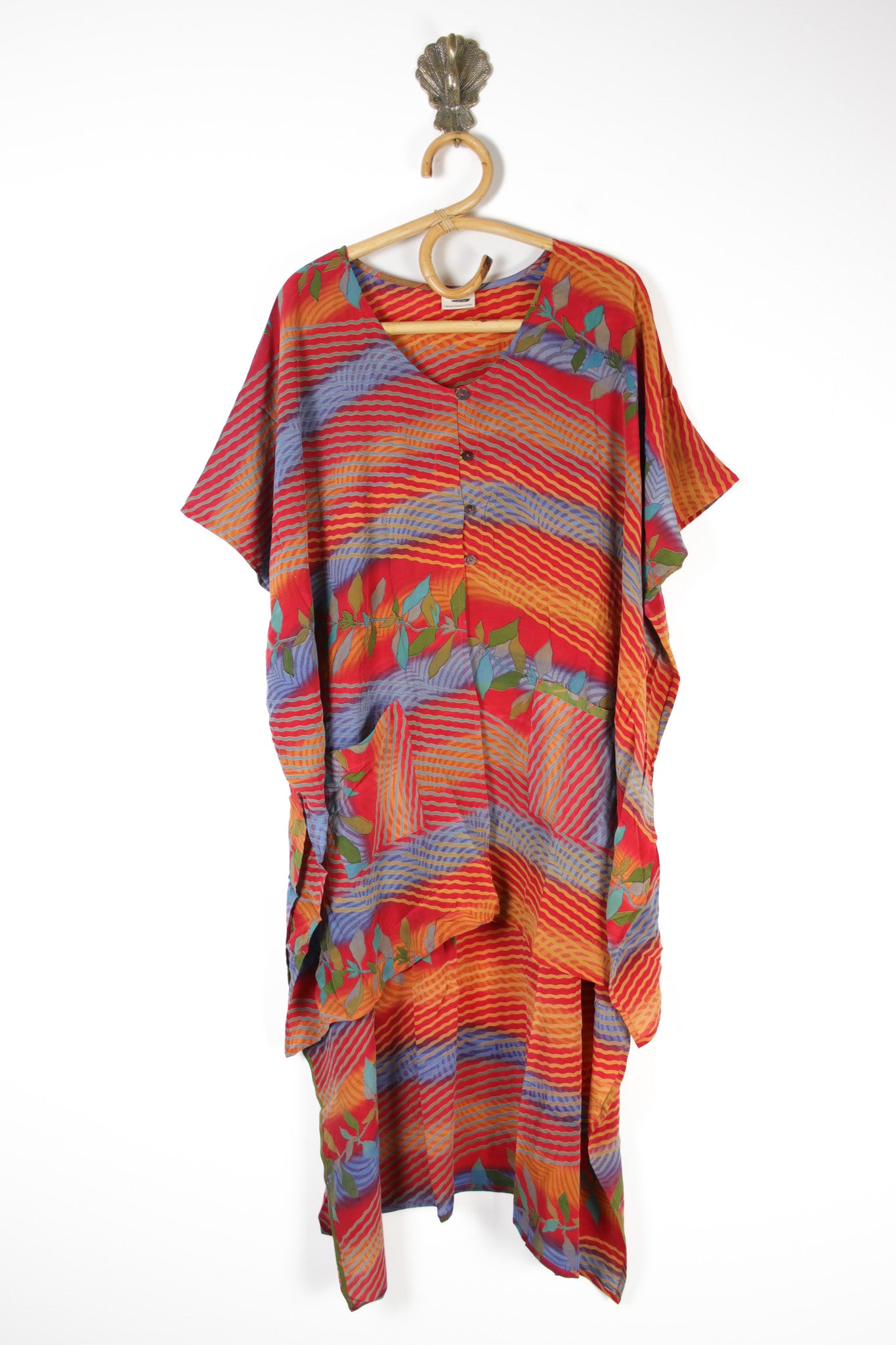 Mantra Silk Tunic (13026) SilkMantraRenewVintage130261 Renew Bohemian Pty Ltd