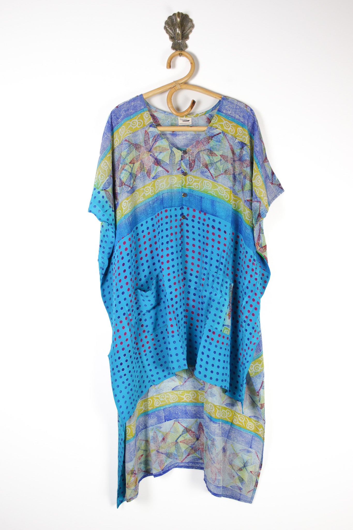 Mantra Silk Tunic (13036) SilkMantraRenewVintage130361 Renew Bohemian Pty Ltd