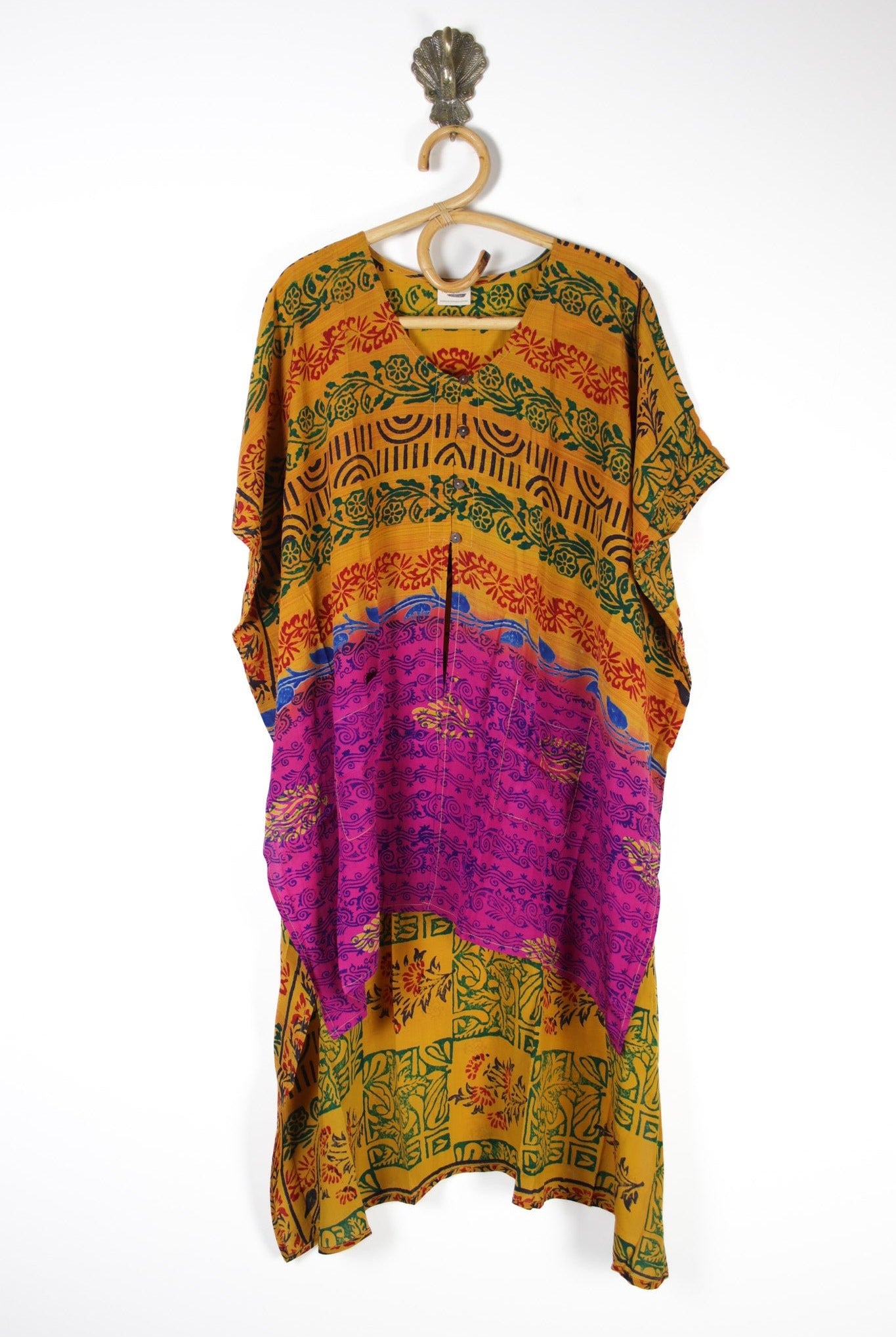 Mantra Silk Tunic (13055) SilkMantraRenewVintage130551 Renew Bohemian Pty Ltd