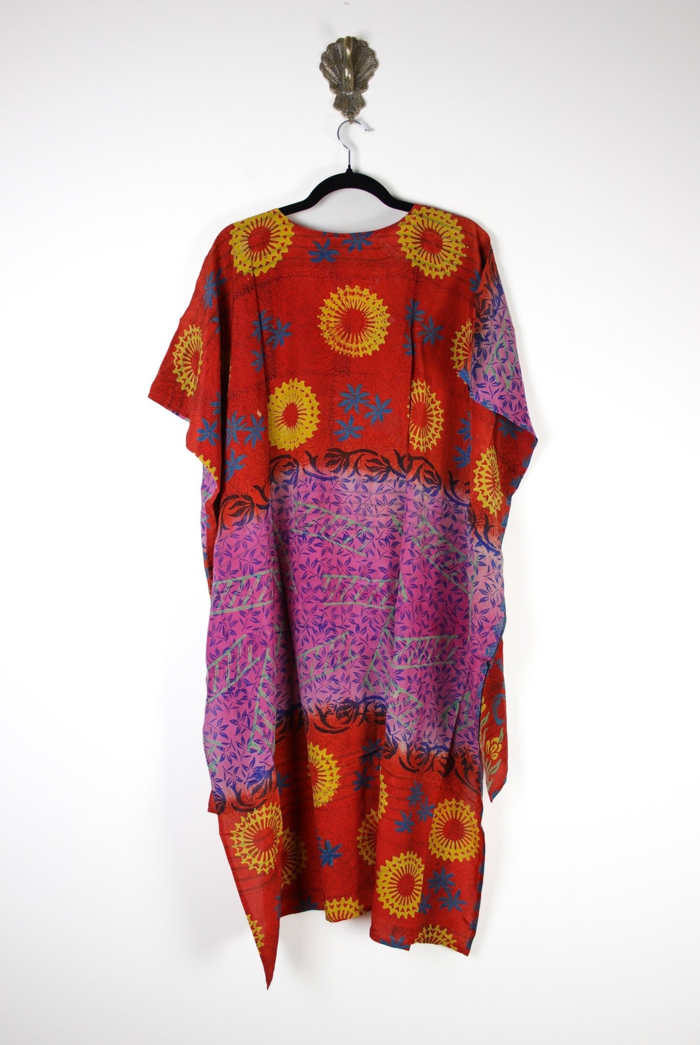 Mantra Silk Tunic (17535) SilkMantraTunicRenewVintage175352 Renew Bohemian Pty Ltd