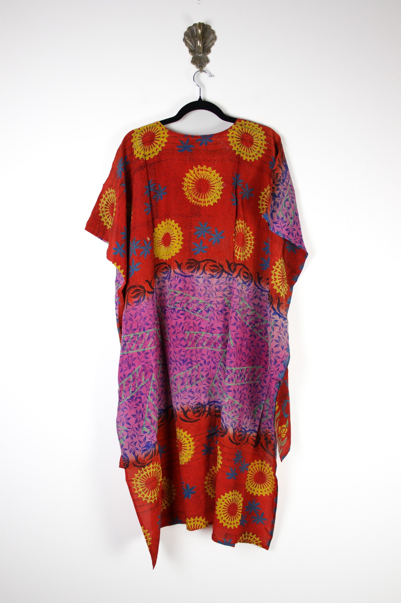 Mantra Silk Tunic (17535) SilkMantraTunicRenewVintage175352 Renew Bohemian Pty Ltd
