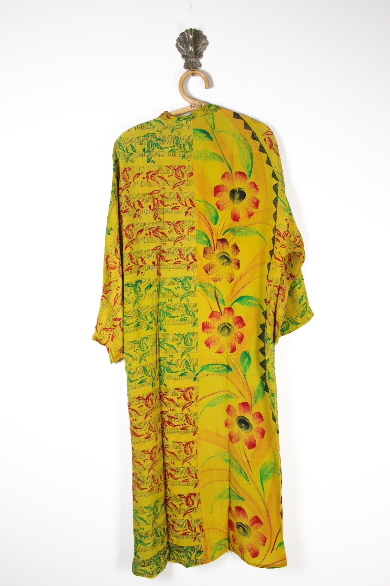 Jasmine Silk Shirtdress 2XL (13796) SilkShirtdress2XLRenewVintage137962 Renew Bohemian Pty Ltd