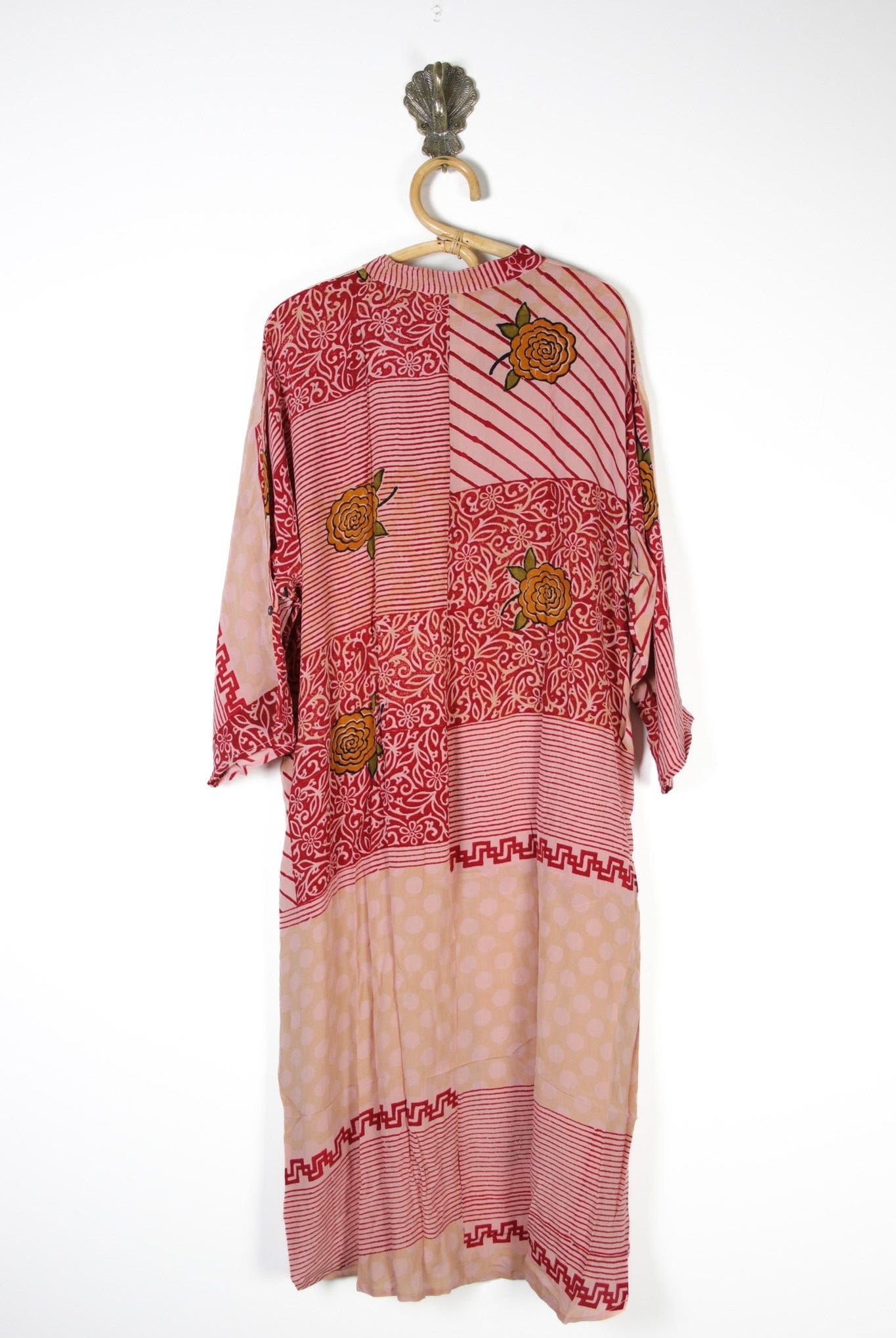 Jasmine Silk Shirtdress 2XL (13802) SilkShirtdress2XLRenewVintage138022 Renew Bohemian Pty Ltd