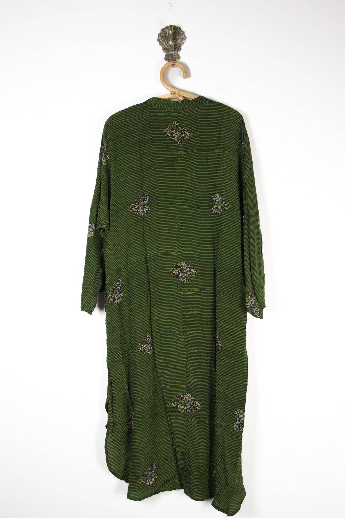 Jasmine Silk Shirtdress 2XL (13804) SilkShirtdress2XLRenewVintage138042 Renew Bohemian Pty Ltd
