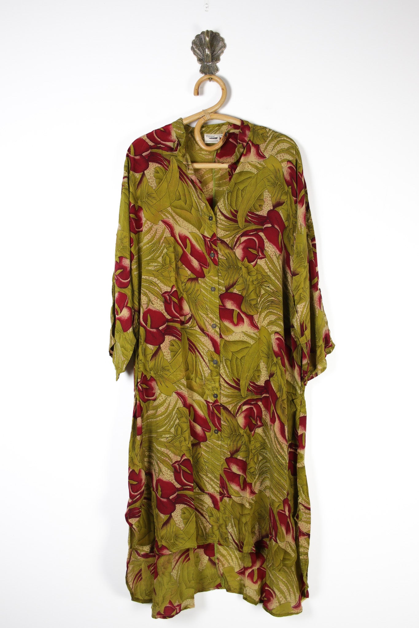 Jasmine Silk Shirtdress 3XL (13818)