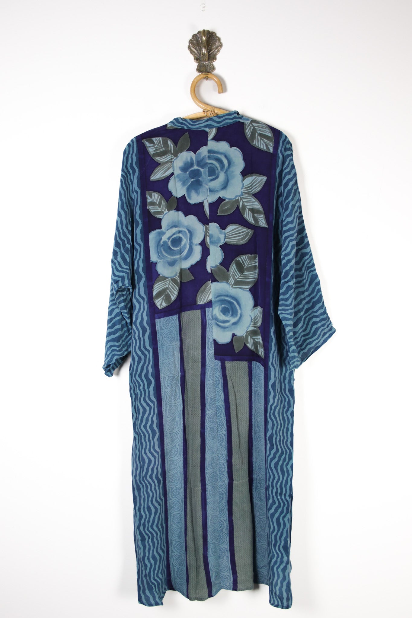 Jasmine Silk Shirtdress 3XL (13828) SilkShirtdress3XLRenewVintage138282 Renew Bohemian Pty Ltd