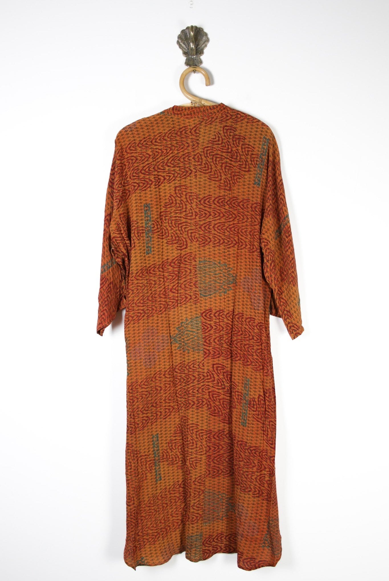 Jasmine Silk Shirtdress L (13680) SilkShirtdressLRenewVintage136802 Renew Bohemian Pty Ltd