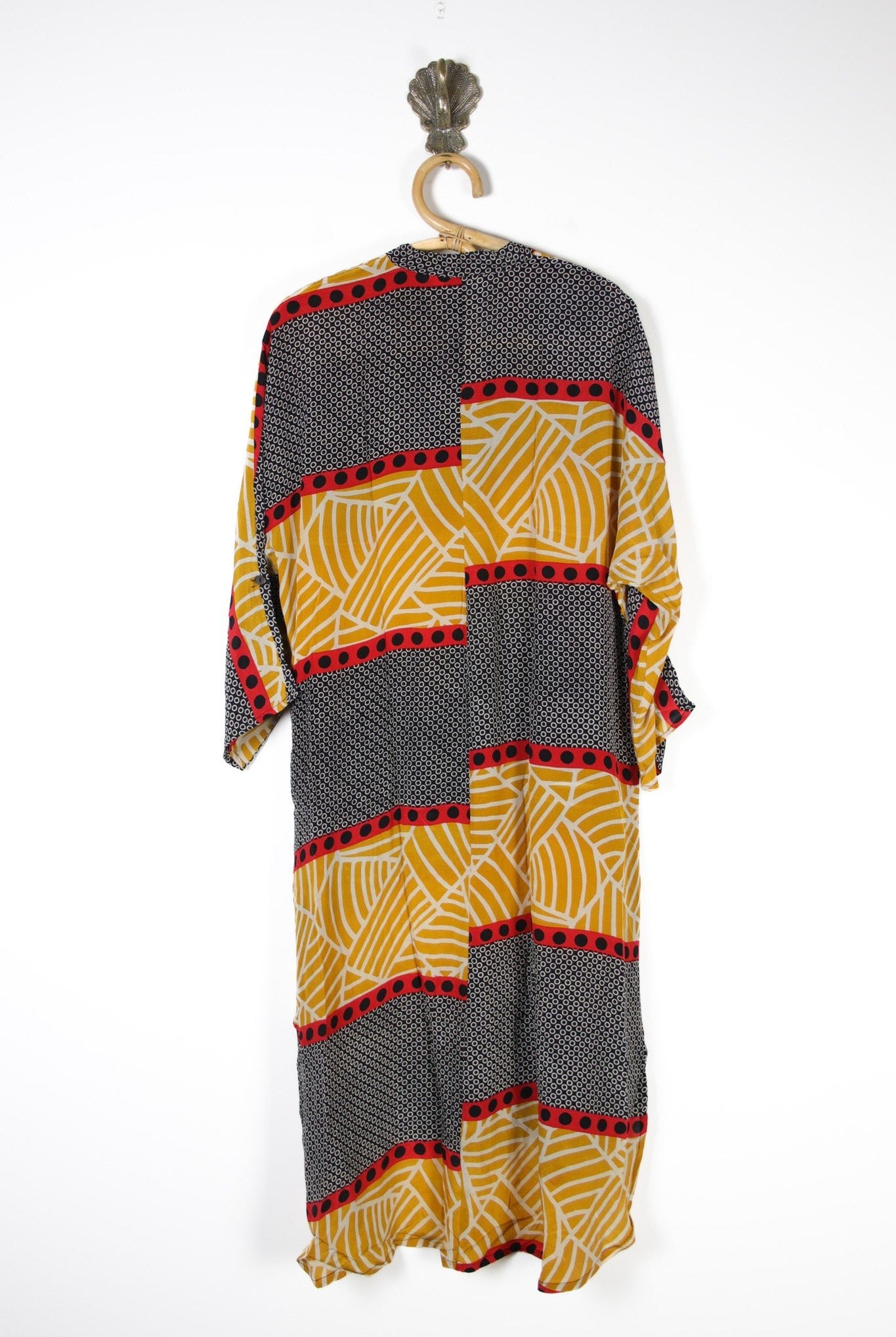 Jasmine Silk Shirtdress L (13684) SilkShirtdressLRenewVintage136842 Renew Bohemian Pty Ltd