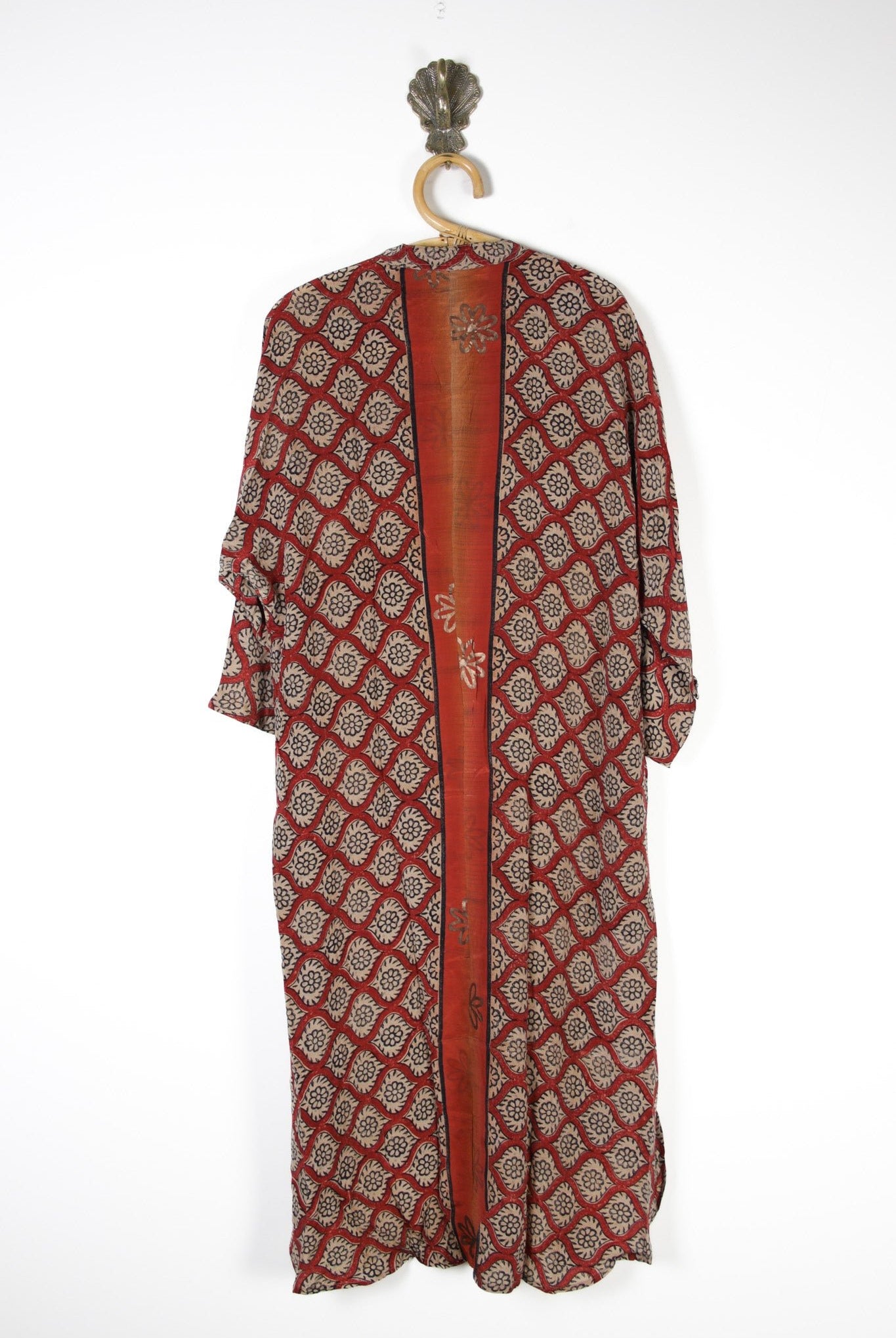 Jasmine Silk Shirtdress L (13687) SilkShirtdressLRenewVintage136872 Renew Bohemian Pty Ltd