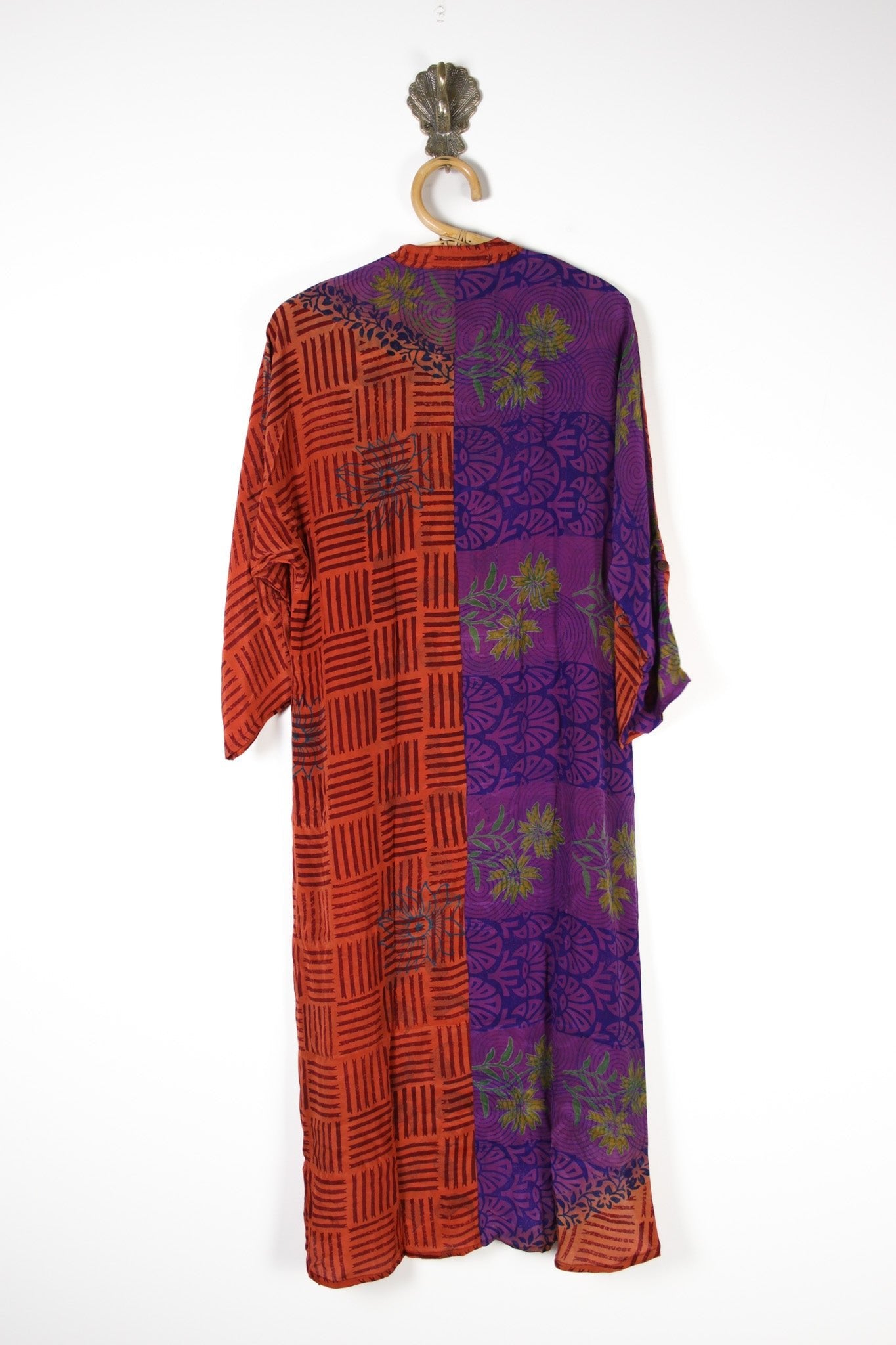 Jasmine Silk Shirtdress M (13648) SilkShirtdressMRenewVintage136482 Renew Bohemian Pty Ltd