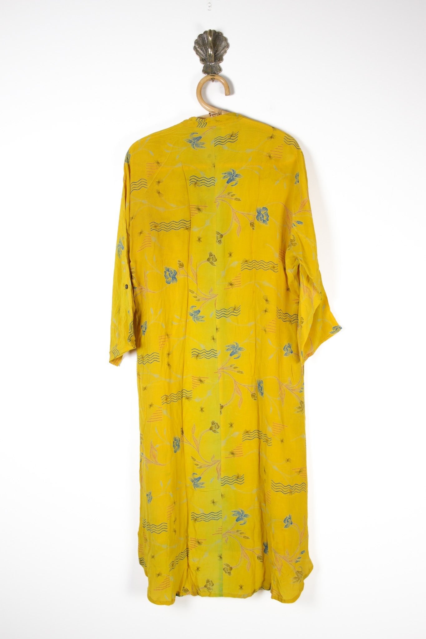 Jasmine Silk Shirtdress M (13651) SilkShirtdressMRenewVintage136512 Renew Bohemian Pty Ltd