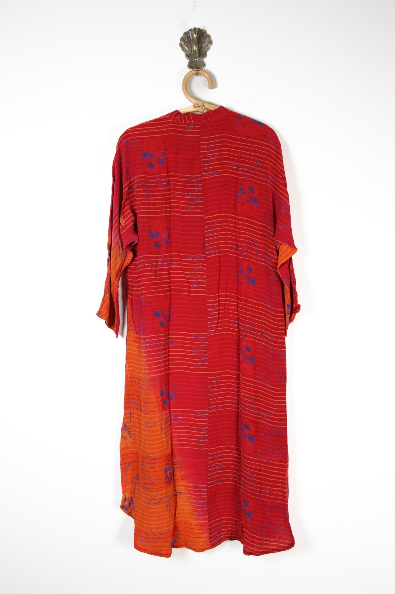 Jasmine Silk Shirtdress M (13655) SilkShirtdressMRenewVintage136552 Renew Bohemian Pty Ltd