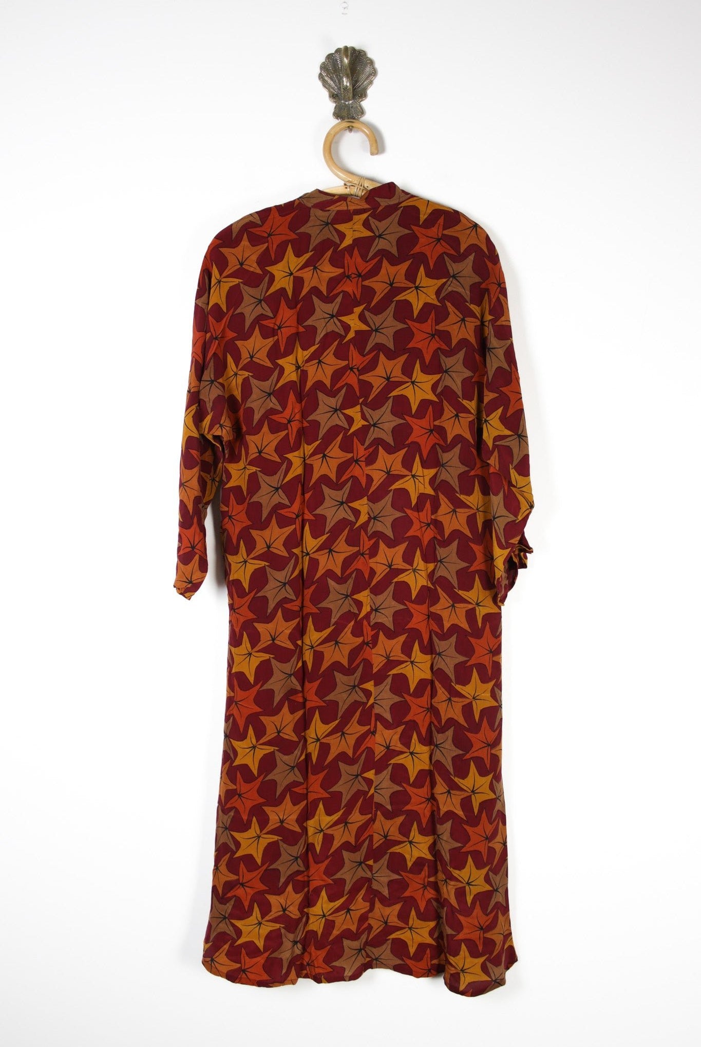 Jasmine Silk Shirtdress M (13659) SilkShirtdressMRenewVintage136592 Renew Bohemian Pty Ltd