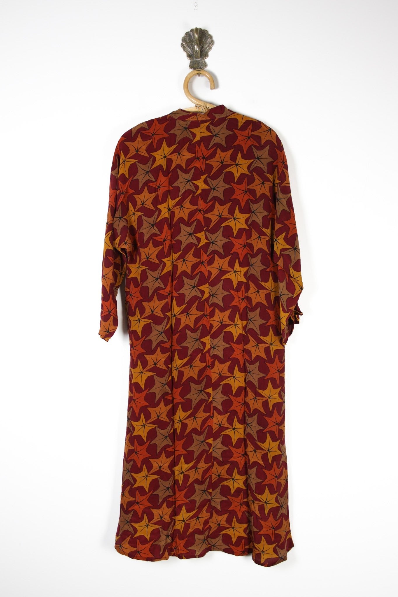 Jasmine Silk Shirtdress M (13659) SilkShirtdressMRenewVintage136592 Renew Bohemian Pty Ltd