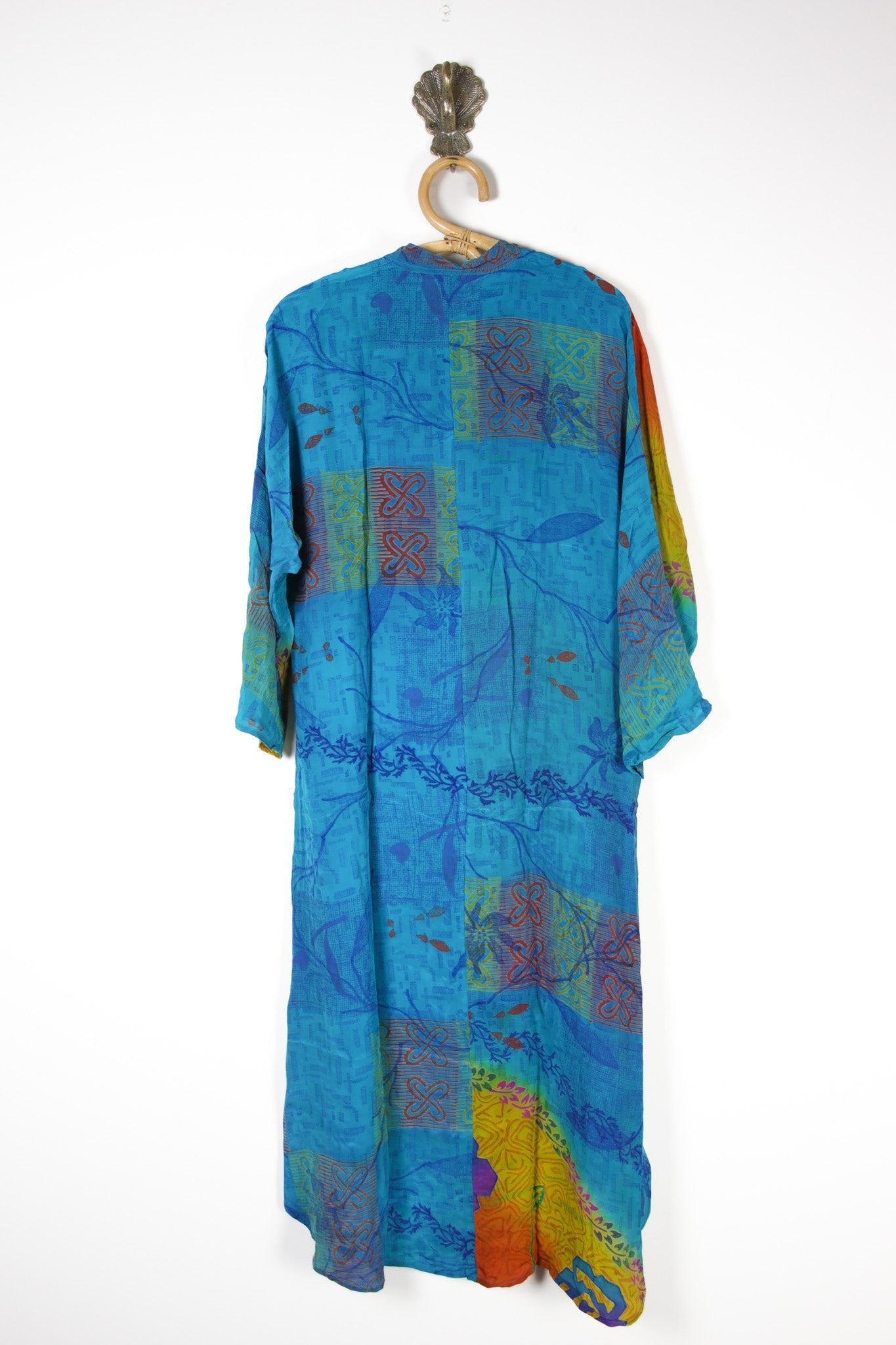 Jasmine Silk Shirtdress M (13661) SilkShirtdressMRenewVintage136612 Renew Bohemian Pty Ltd